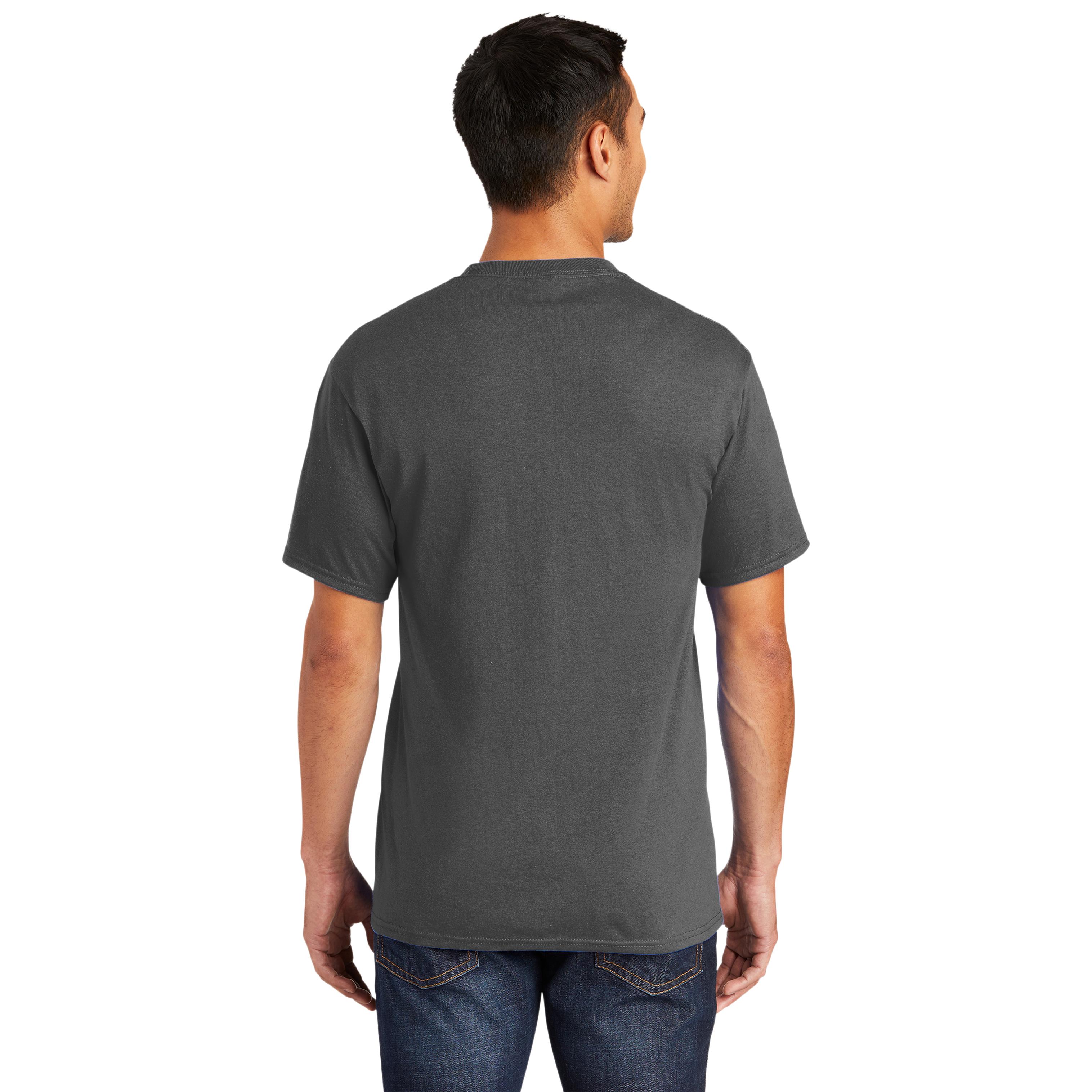 Port & Company PC55T Tall Core Blend Tee - Charcoal | Full Source
