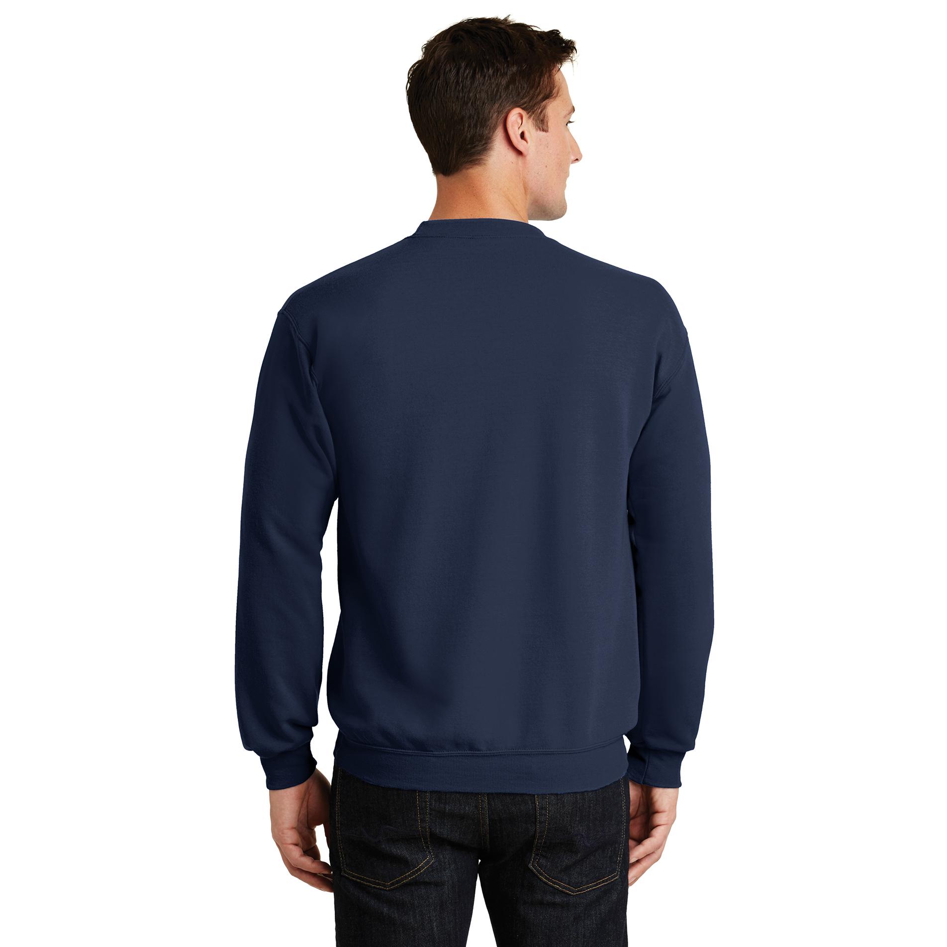 Colt Men Navy Crew Neck Printed Sweatshirt, Blue (L)