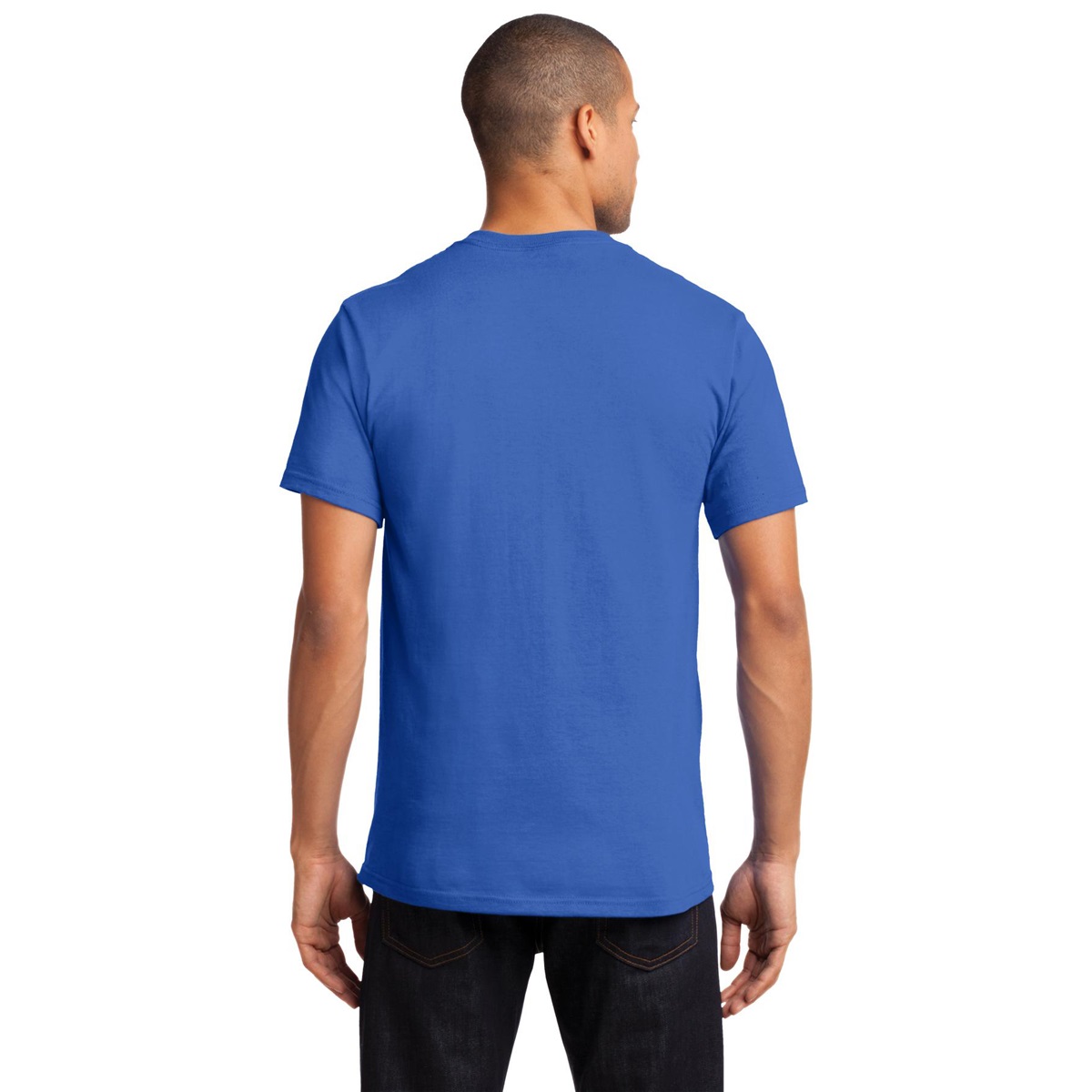 Port & Company PC61PT Tall Essential T-Shirt with Pocket - Royal | Full ...