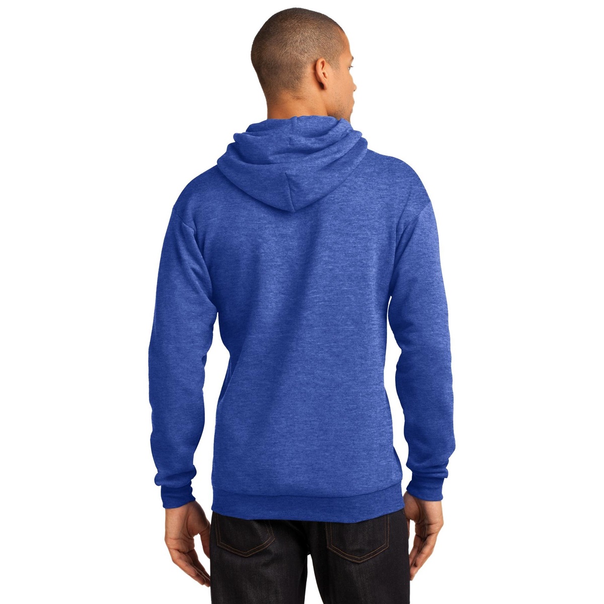 heather royal blue sweatshirt