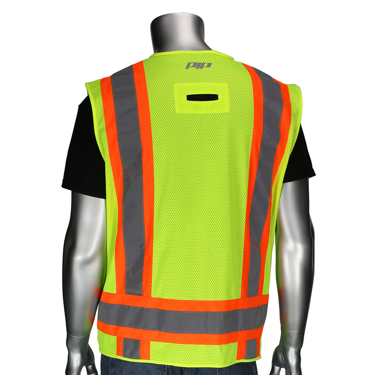 PIP Class 2 Hi Vis Two-Tone Mesh Vest with D-Ring Access 302-0600D