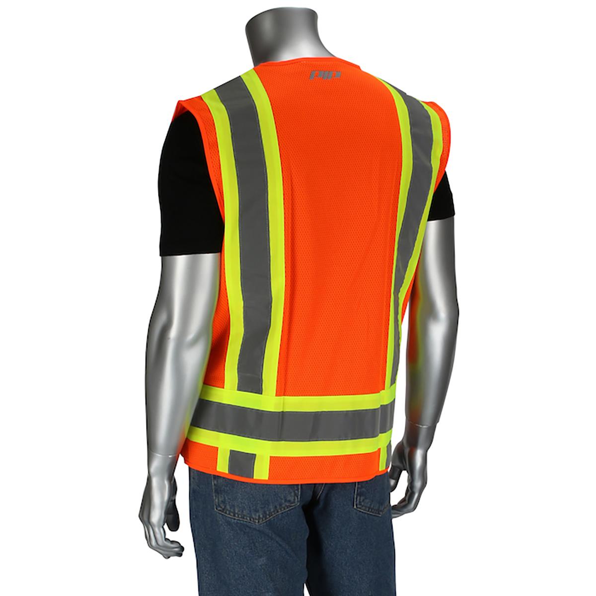 PIP 302-0505 Type R Class 2 Mesh Breakaway Surveyors Safety Vest ...