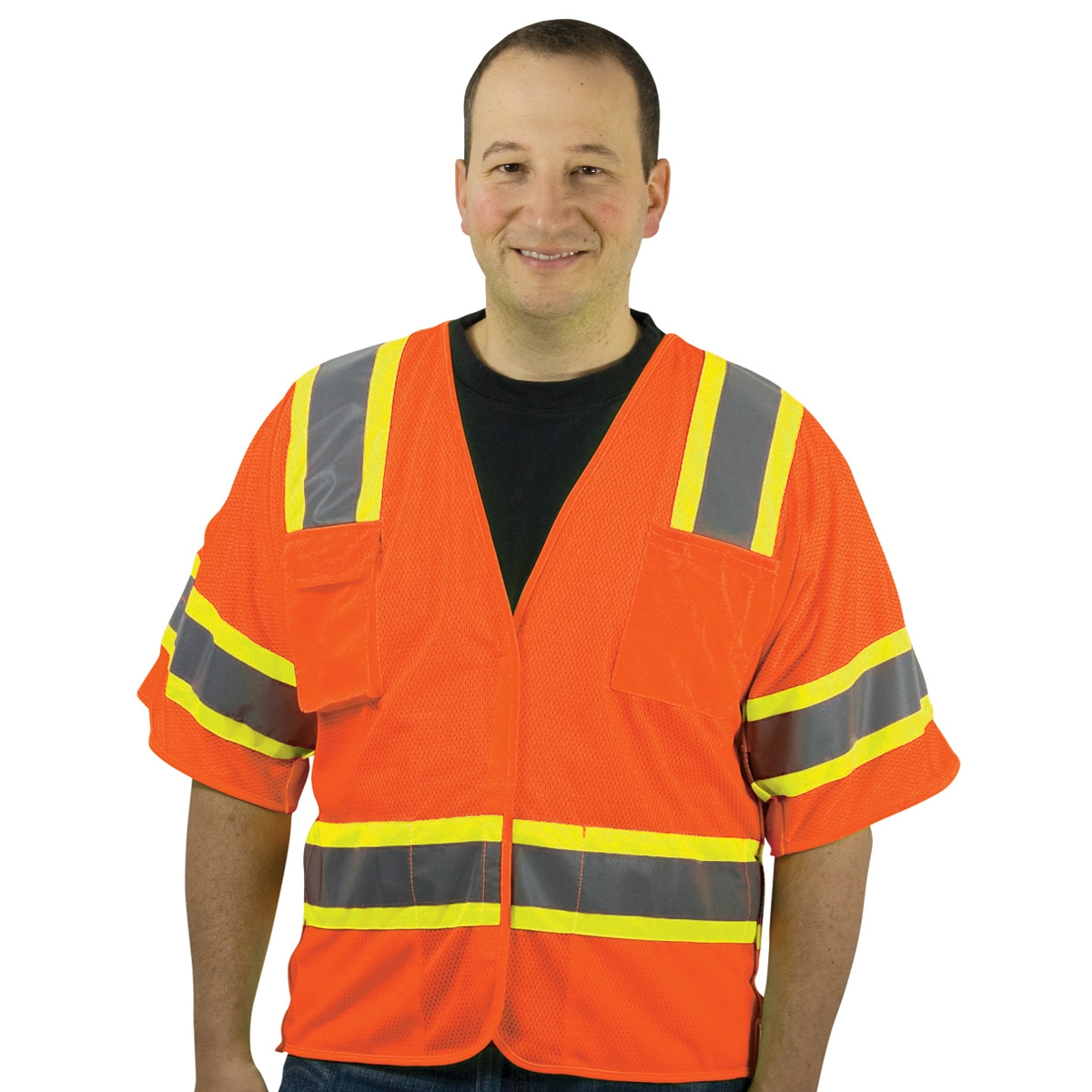 PIP 303-5PMTT Type R Class 3 Two-Tone Breakaway Safety Vest