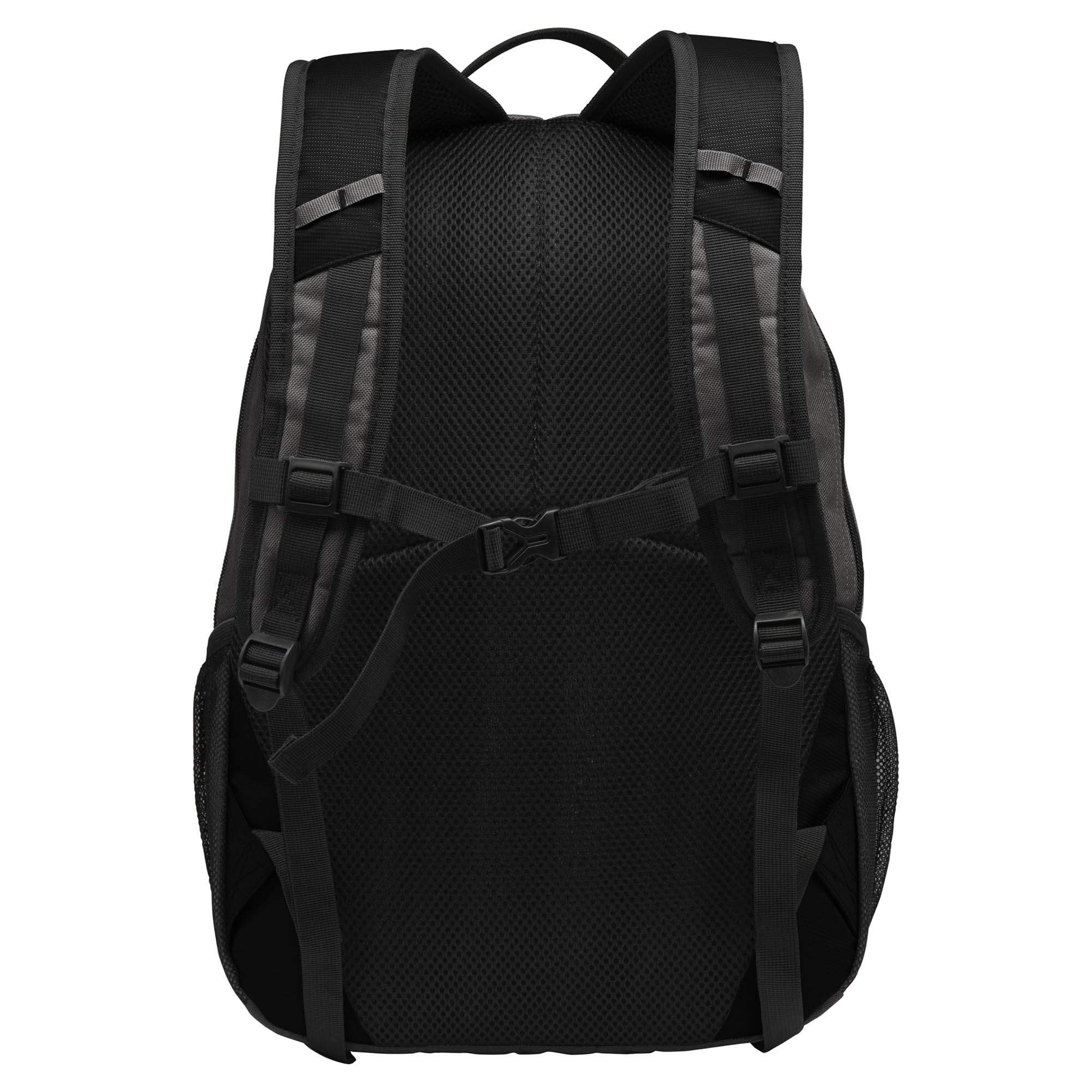 Port Authority BG208 Ridge Backpack - Black/Dark Charcoal | Full Source
