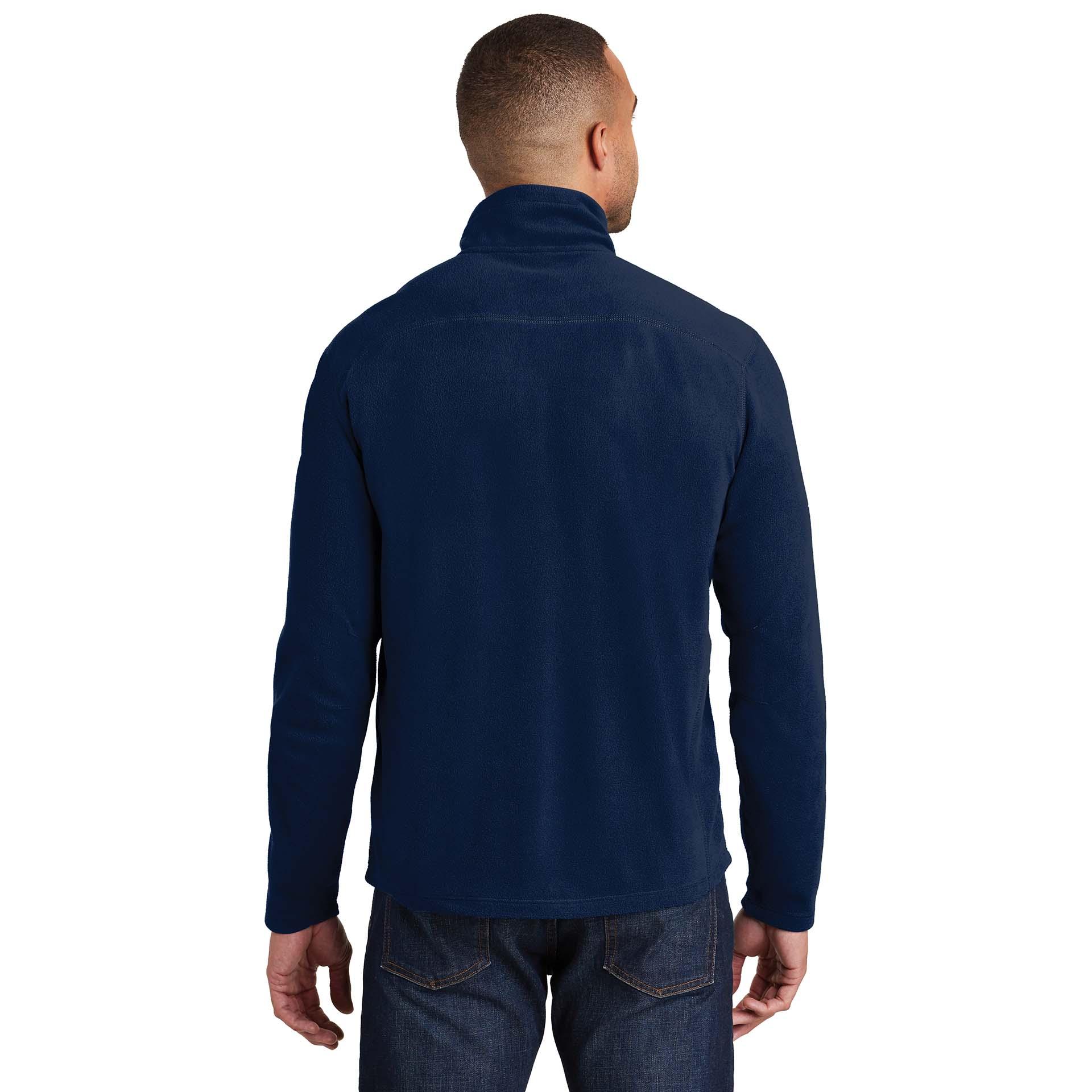 Port Authority Men's Microfleece 1/2 Zip Pullover (F224) - True Navy, 3XL - Soft, Lightweight, Anti-Pill