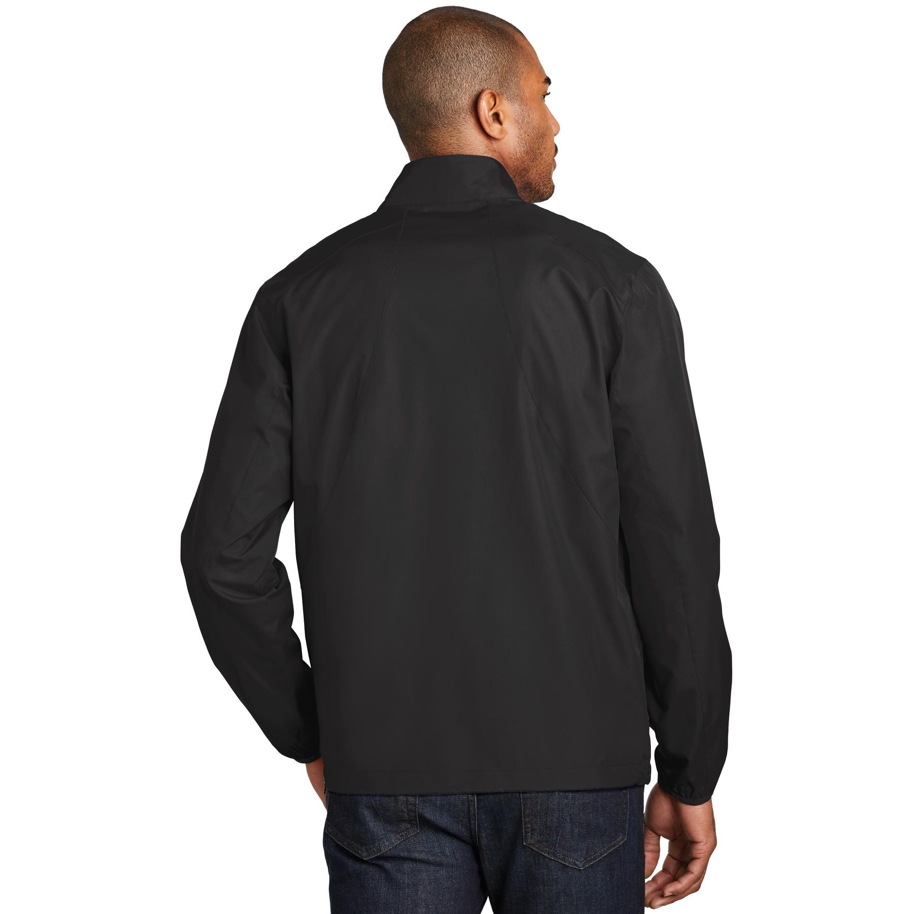 USPS オールブラック　スタジャン　port authority Port Authority J343 Zephyr 1/2-Zip Pullover - Black | Full
