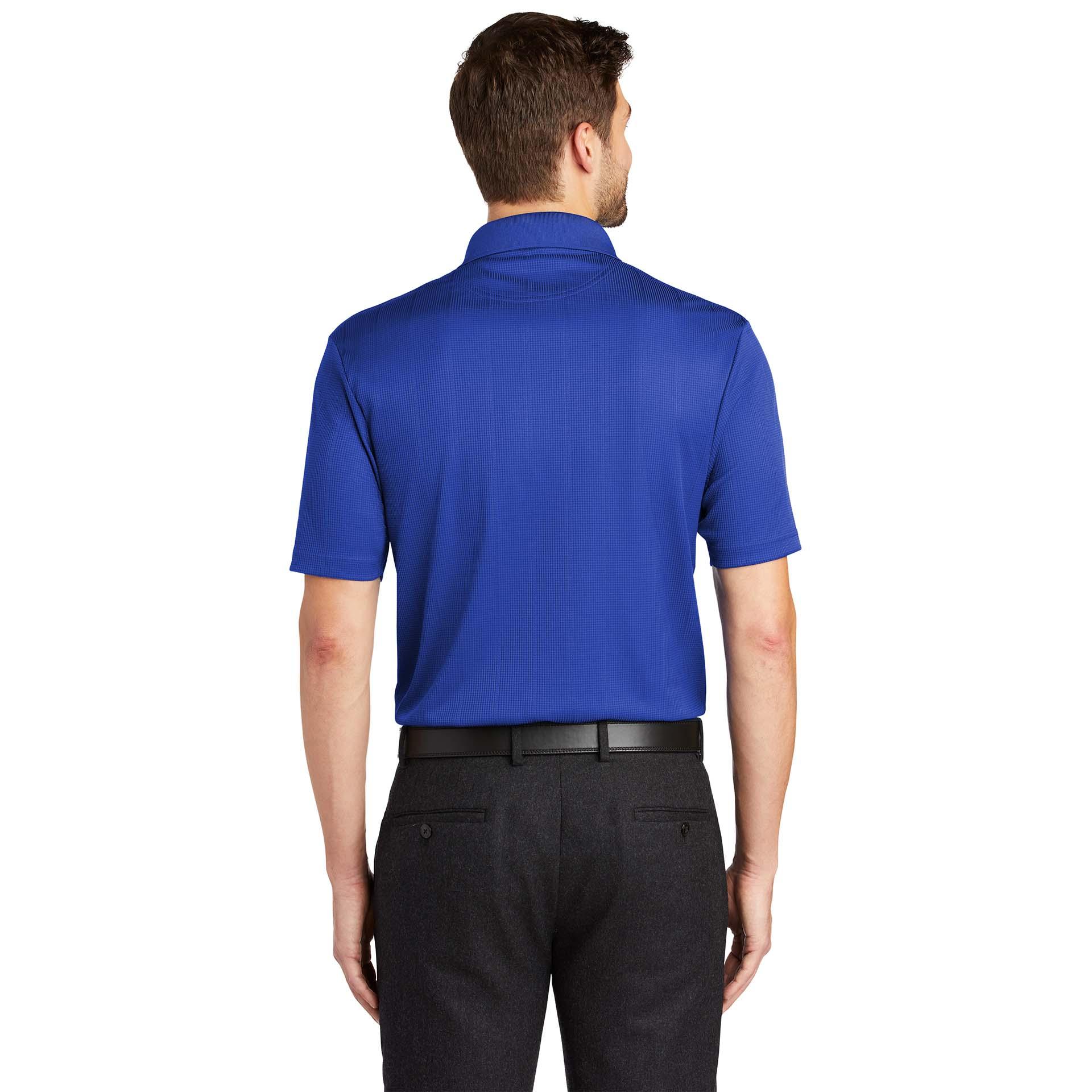 Port Authority K528 Performance Fine Jacquard Polo Hyper Blue Full