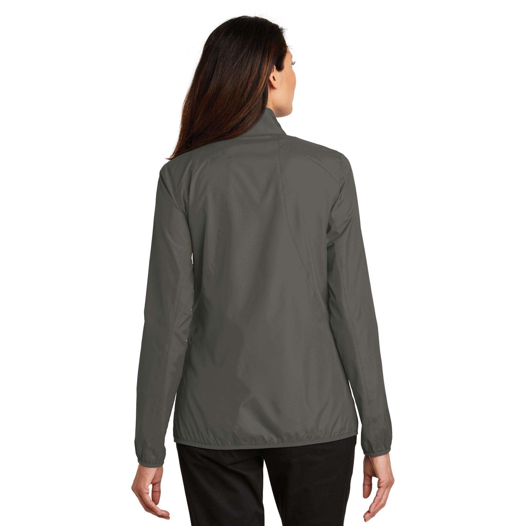Port Authority L344 Ladies Zephyr Full-Zip Jacket - Grey Steel