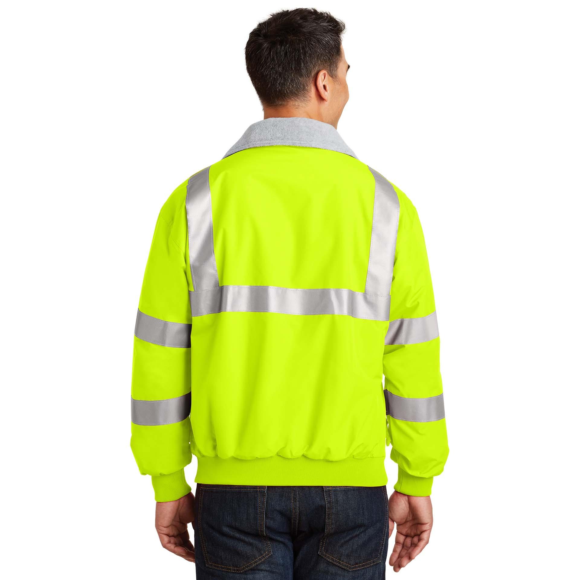 XL Safety Orange and Reflective Port Authority Safety Challenger Jacket with Reflective Taping 