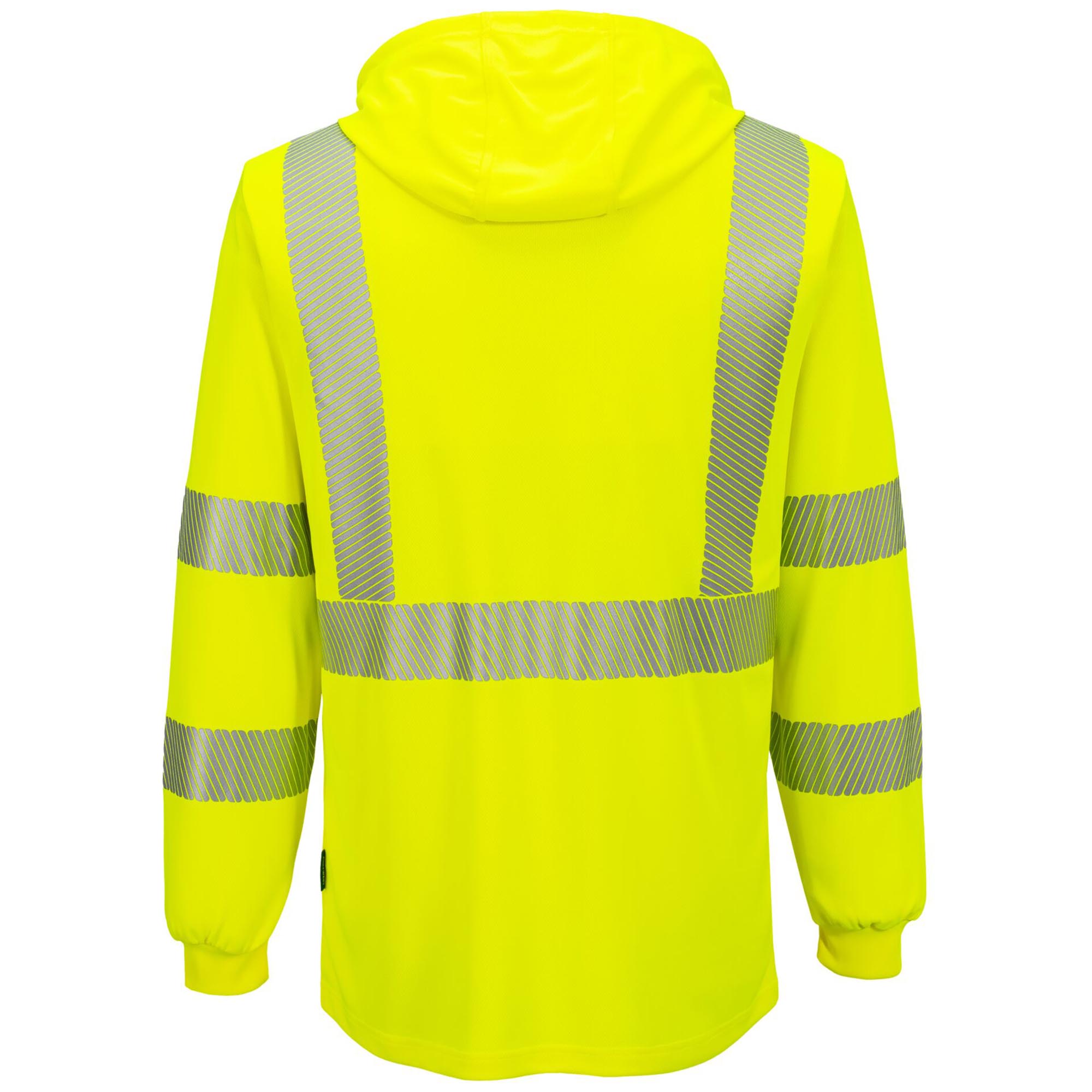 Portwest L042 Hi-Vis Lightweight Hooded T-Shirt - Yellow/Lime
