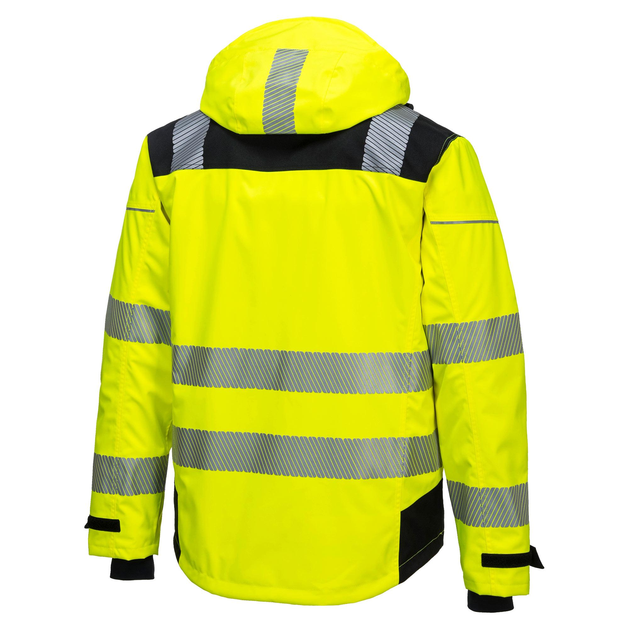 Portwest PW360 PW3 Extreme Breathable Rain Jacket - Yellow/Black | Full ...