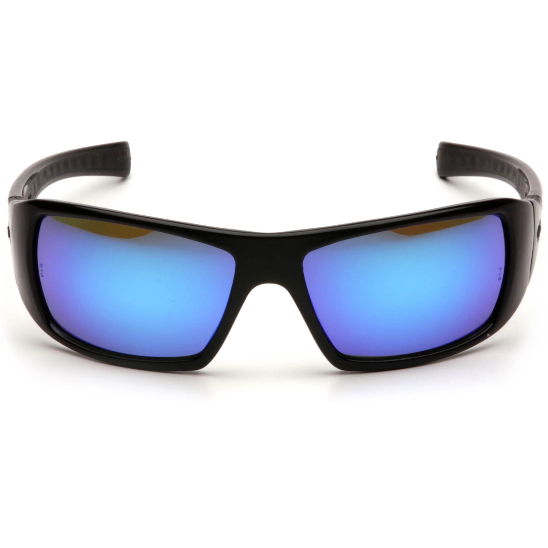 Crossfire 23226 RPG Safety Glasses - Black Frame - Blue Polarized Mirror Lens