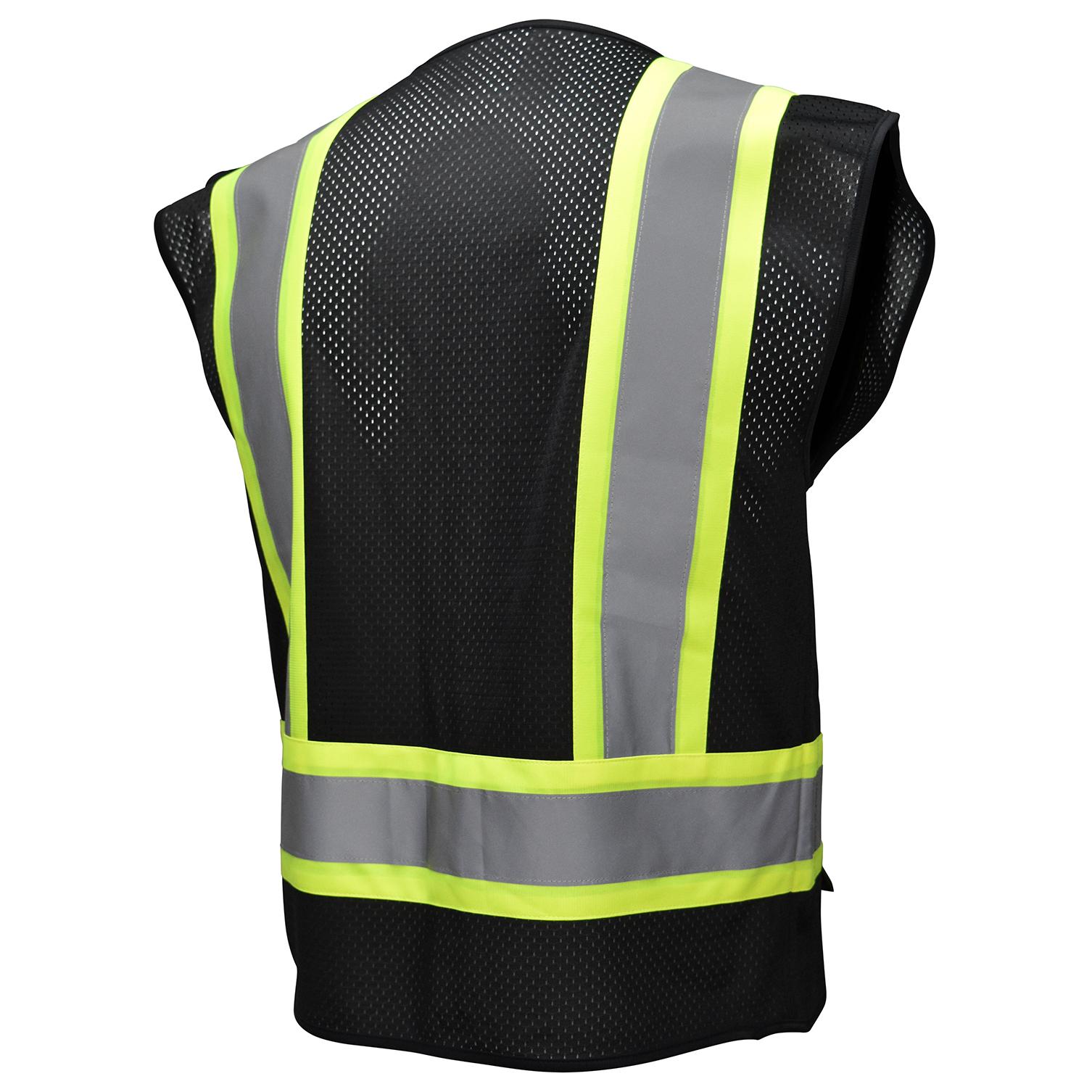Radians Radwear SV2ZGM//SV2ZOM Class 2 High Visibility Vest Mesh with Zipper