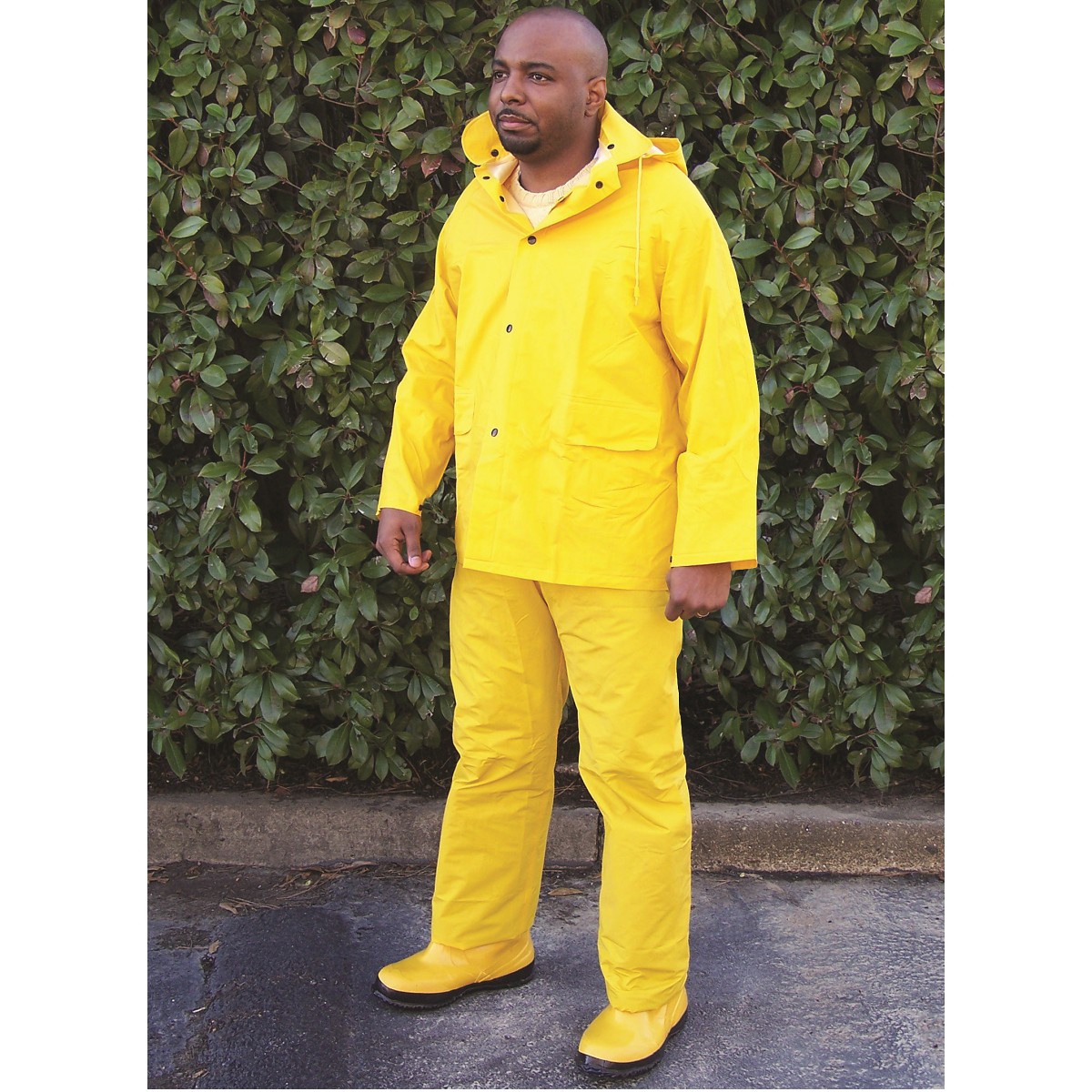 MCR Safety 2303 Classic Series Industry Grade Piece Rain Suit Yellow  Full Source