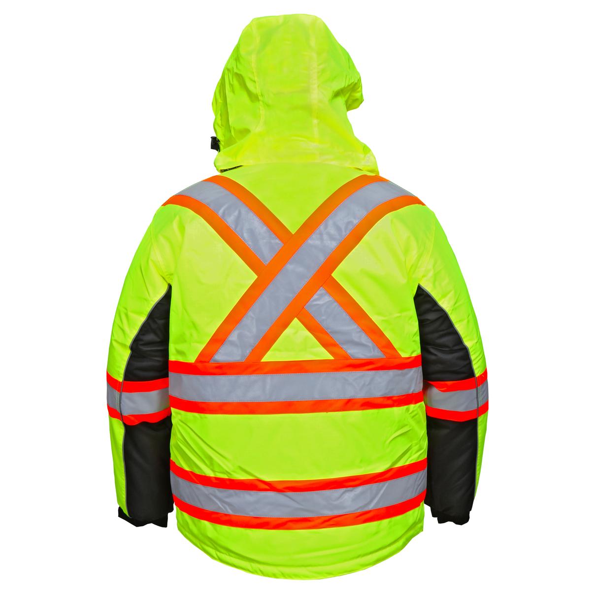 MCR Safety VT38JH Type R Class 3 Insulated Polyester/PU TwoTone XBack