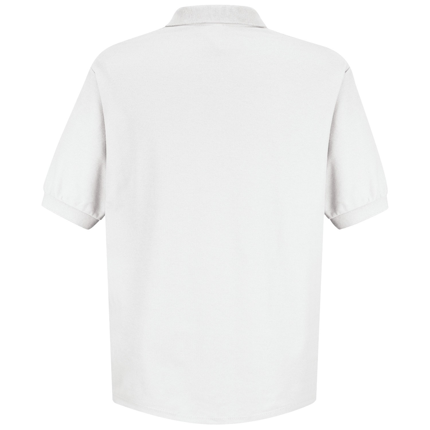 Red Kap SK72 Cotton/Polyester Blend Pique Knit Shirt - Pocketless ...