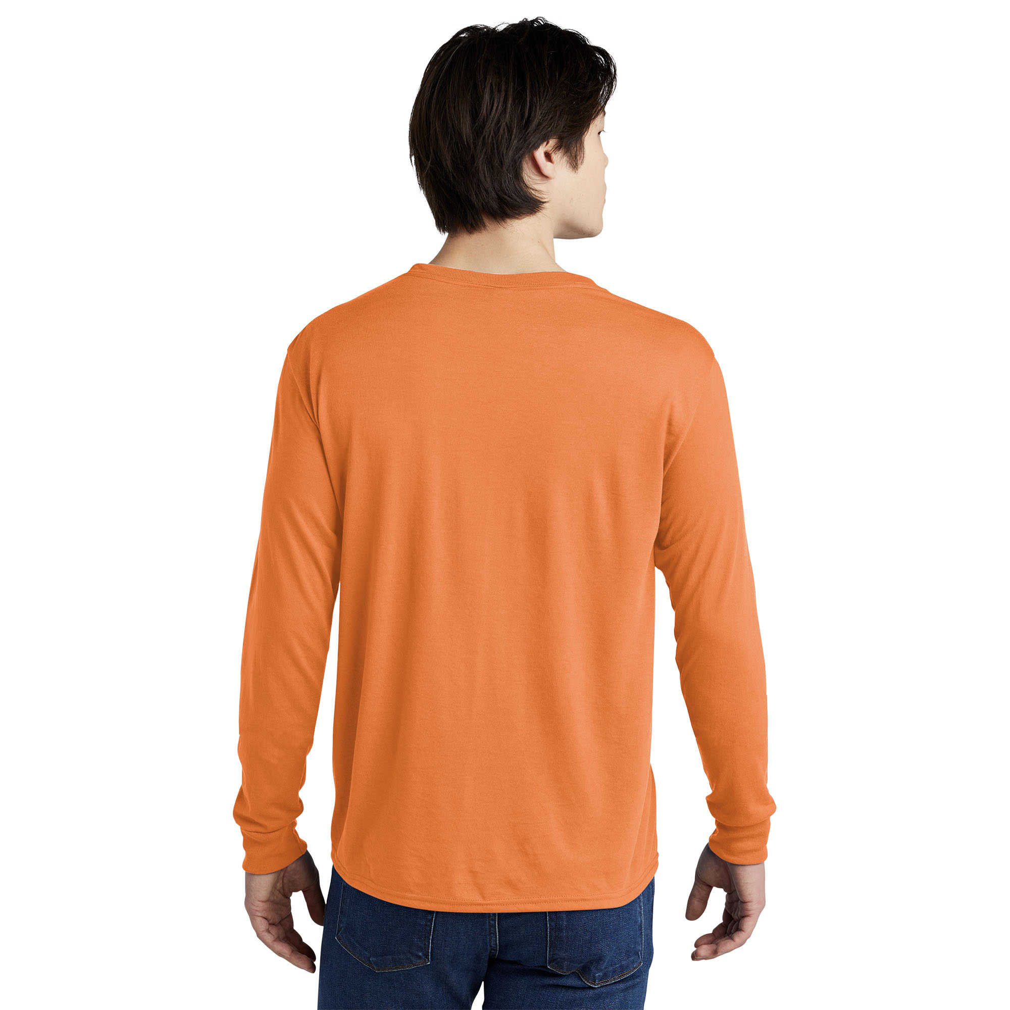 Jerzees Men's Safety Orange Short Sleeve T-Shirts - 3 Pack, 50/50 Cotton-Polyester Heavyweight Tees - View #7
