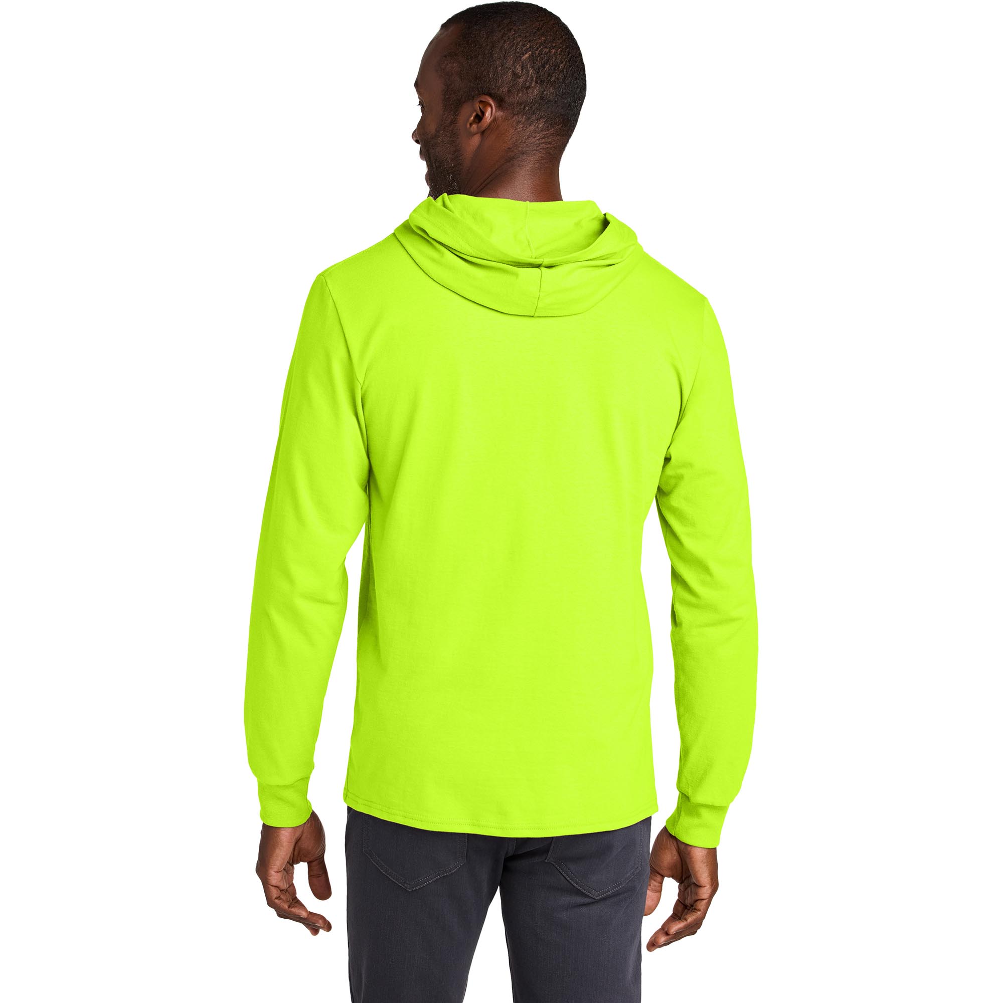 Jerzees 363LH Classics Unisex Cotton Long Sleeve Hooded T-Shirt