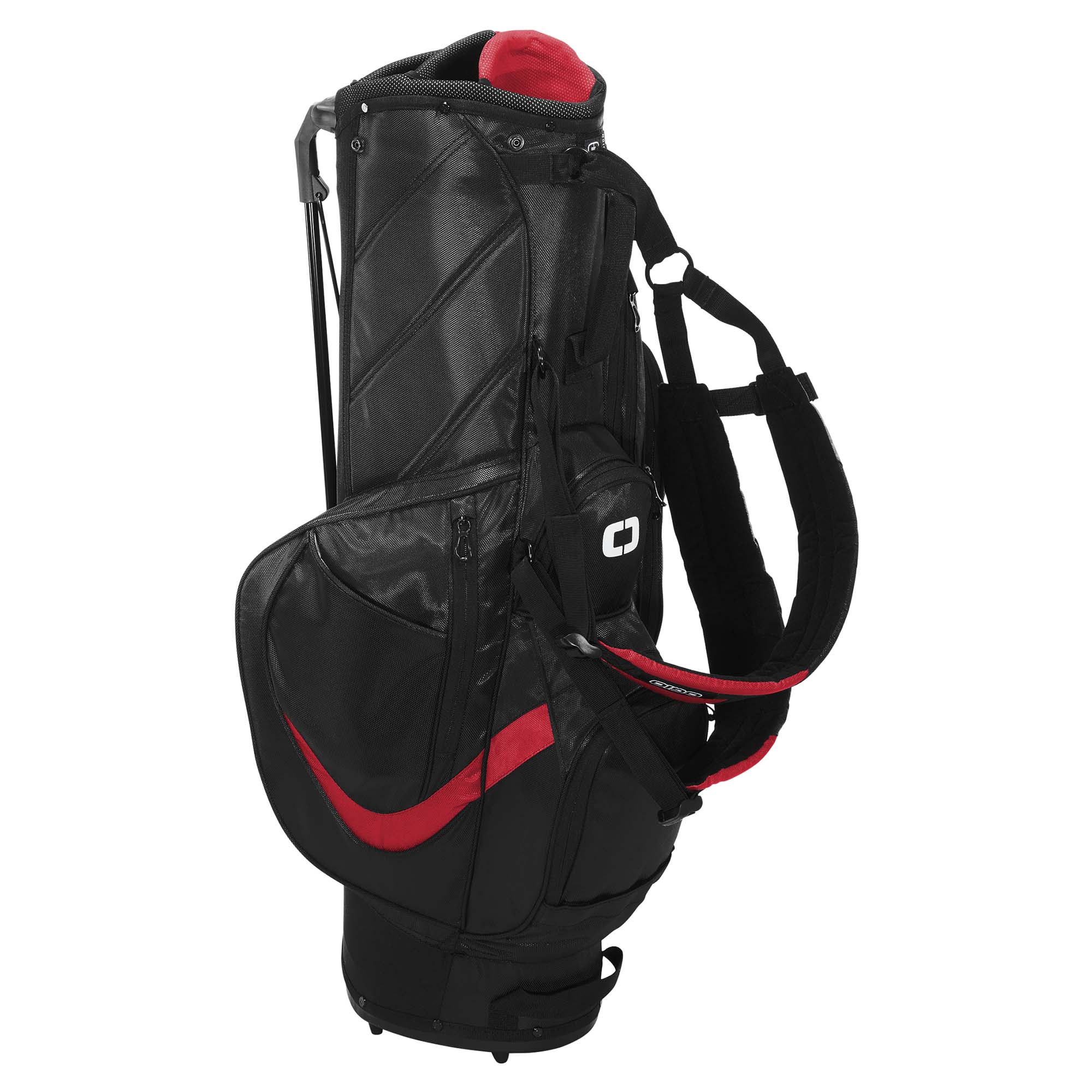 OGIO 425044 Vision 2.0 Golf Bag - Black/Red | Full Source