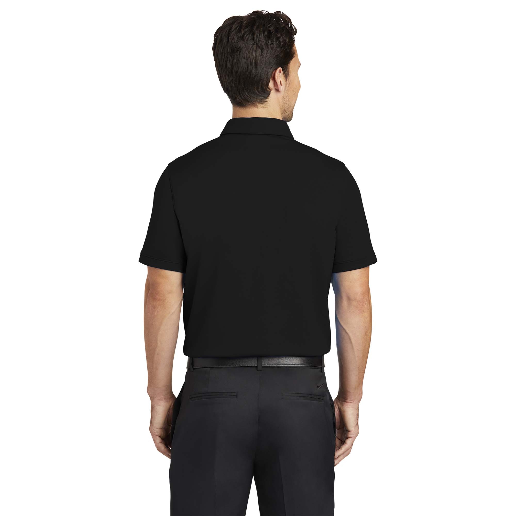 Nike 746099 Dri-FIT Solid Icon Pique Polo - Black | Full Source