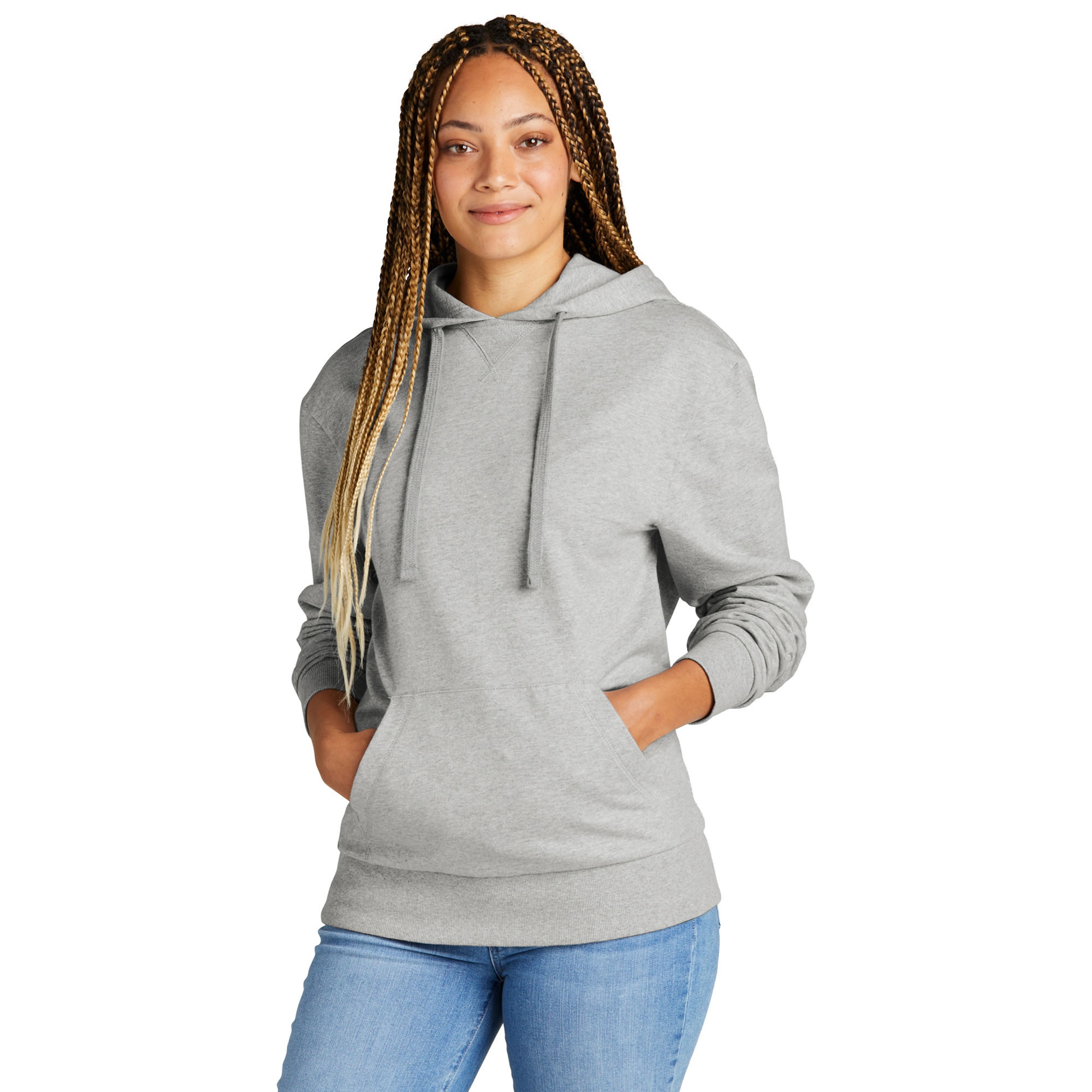 Allmade AL4000 Unisex Organic French Terry Pullover Hoodie - Granite ...