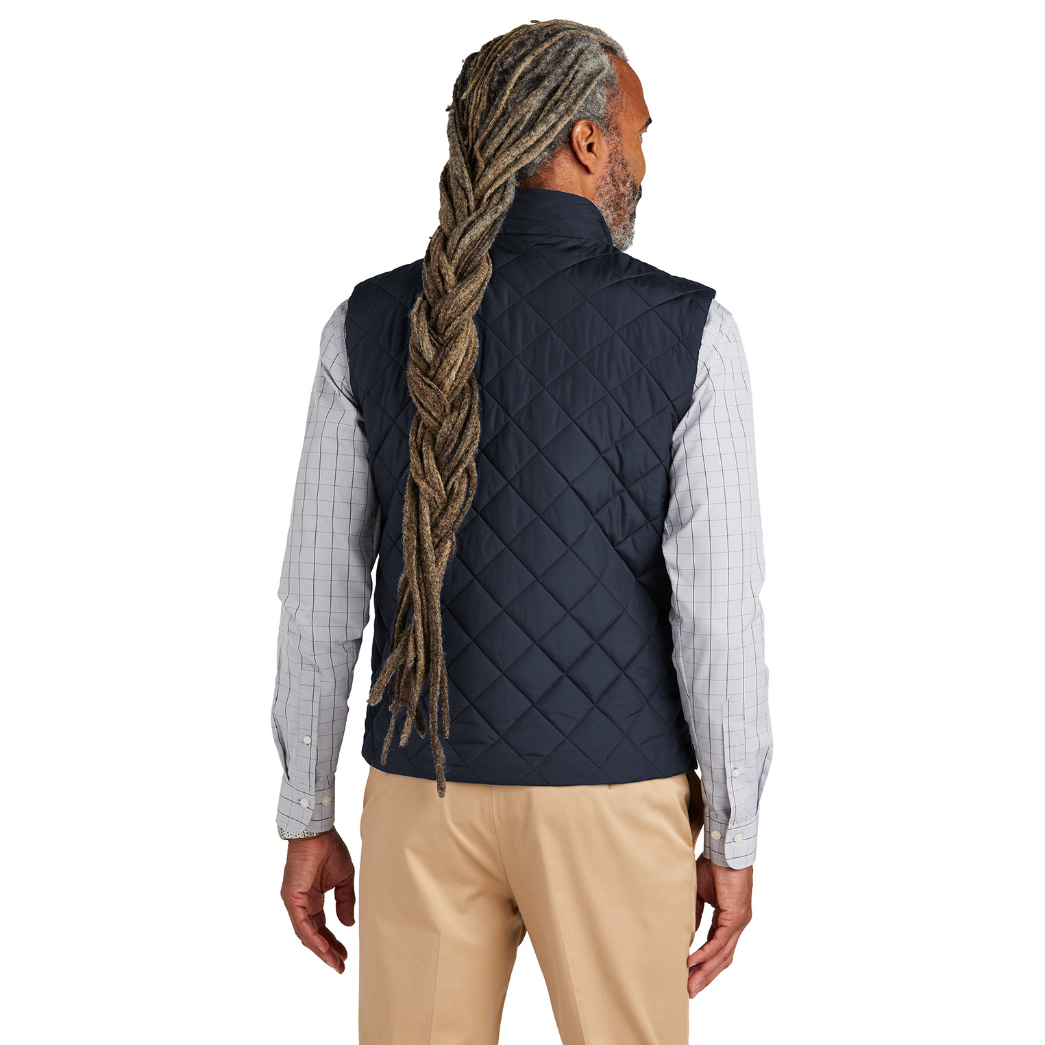 Brooks Brothers BB18602 Quilted Vest - Night Navy | Full Source