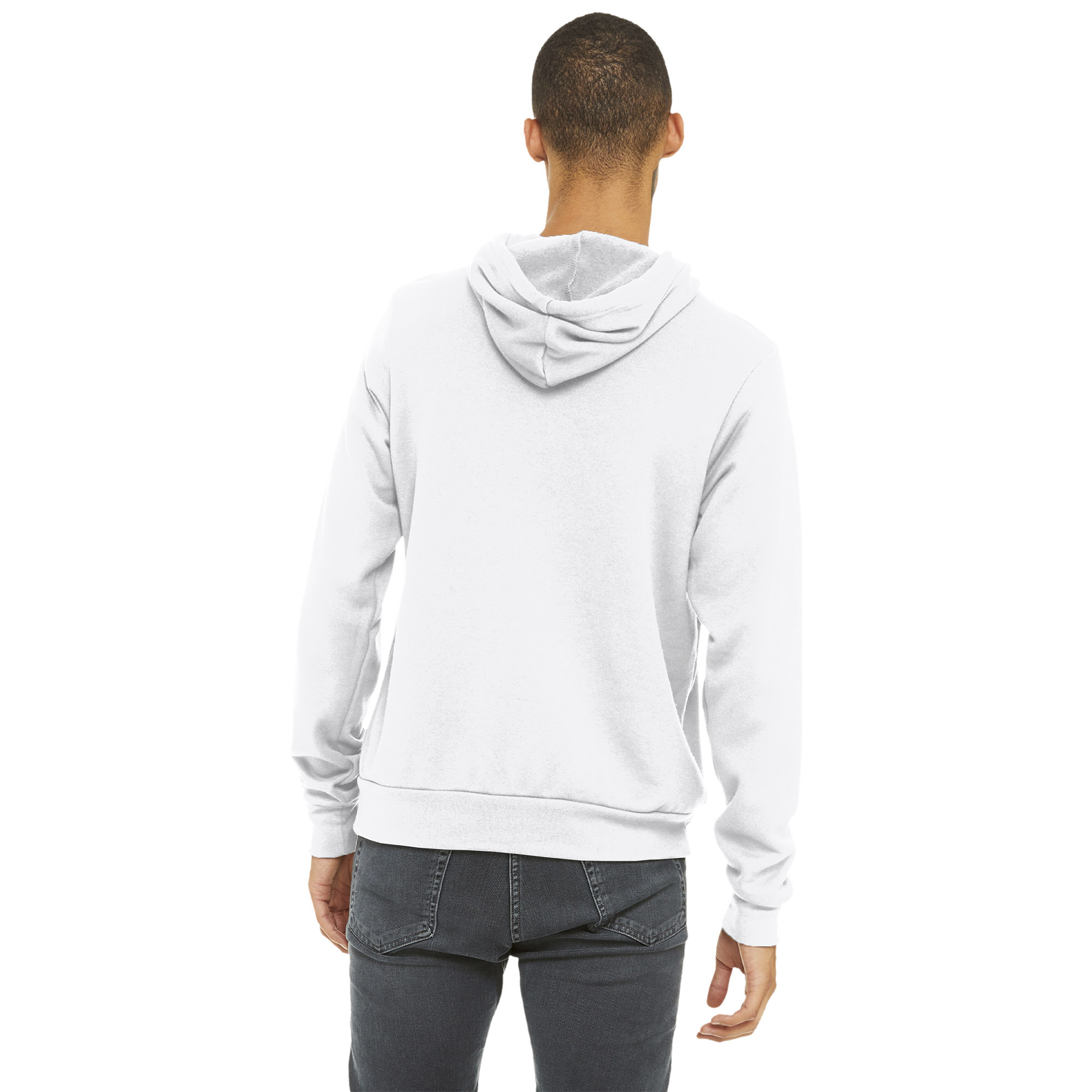 Bella + Canvas BC3719 Unisex Sponge Fleece Pullover Hoodie - DTG White ...