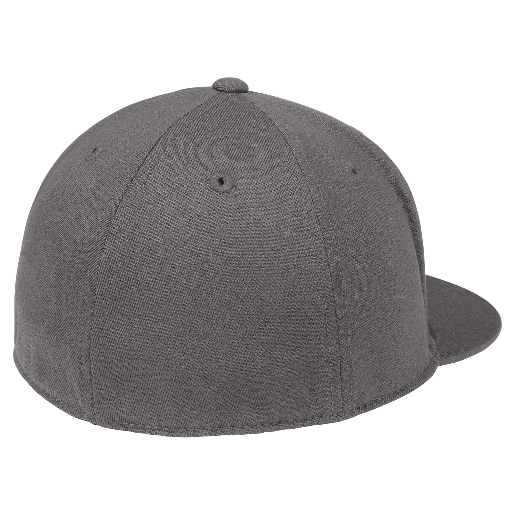 Port Authority C808 Flexfit Flat Bill Cap Grey Full Source