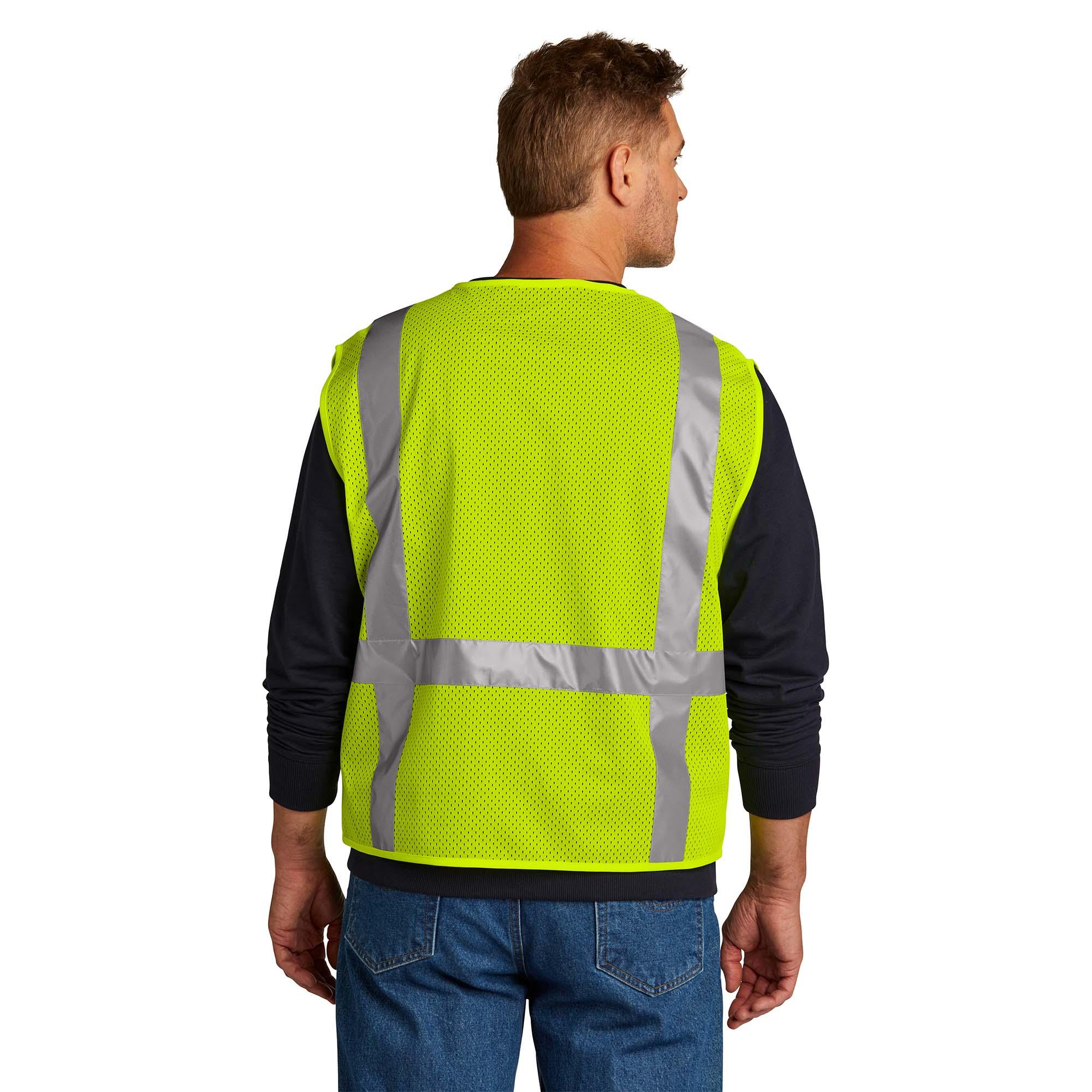 リバーサル　VEST Ultimate Construction Vest Ultra-Cool Lime Mesh Back ANSI