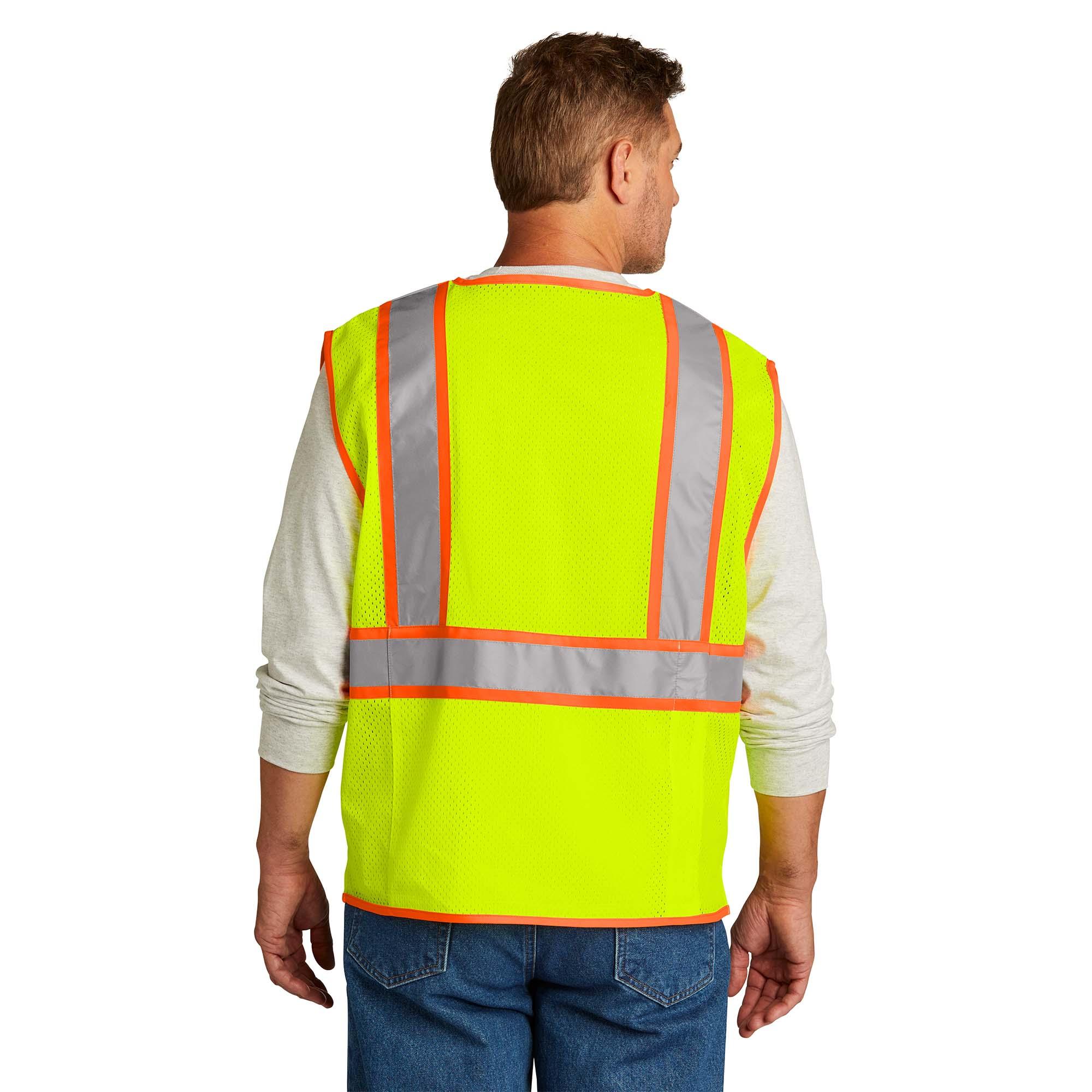 CornerStone CSV105 ANSI 107 Class 2 Surveyor Zippered Two-Tone