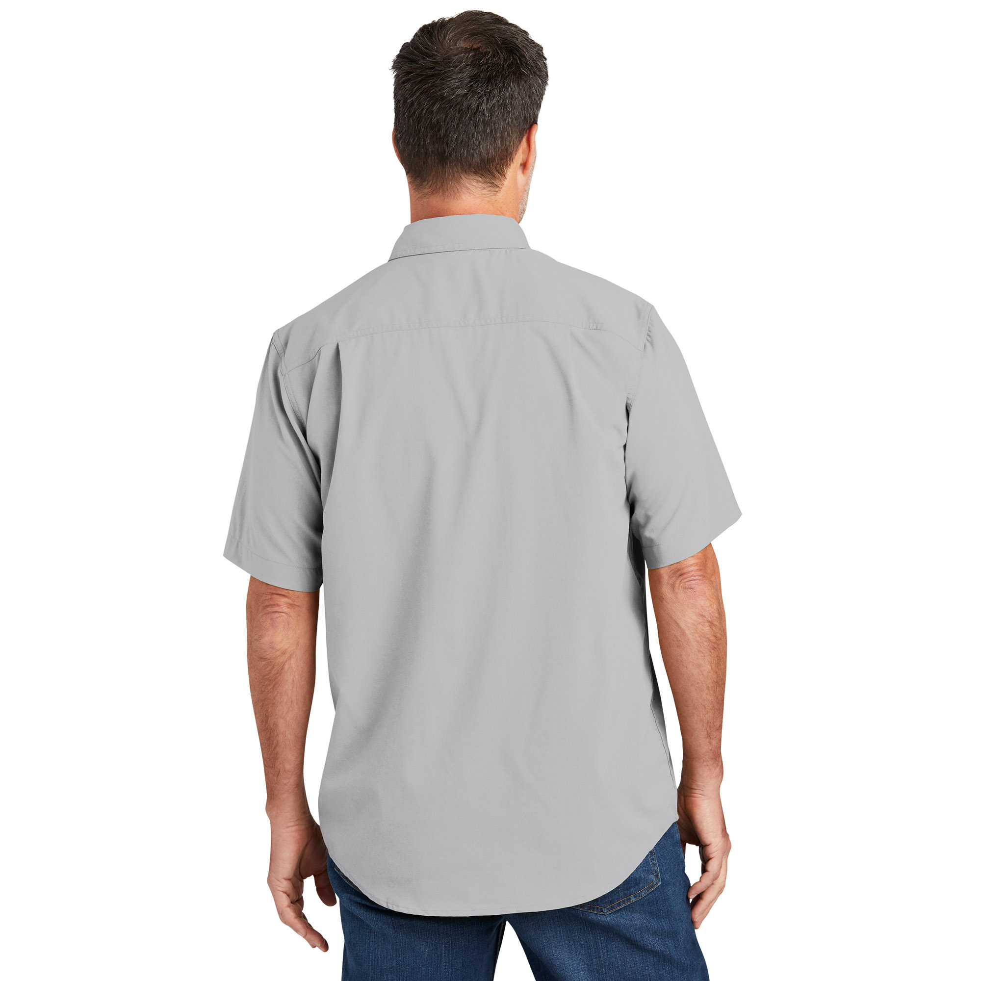 Carhartt 105292 Force Solid Short Sleeve Shirt - Steel | Full Source