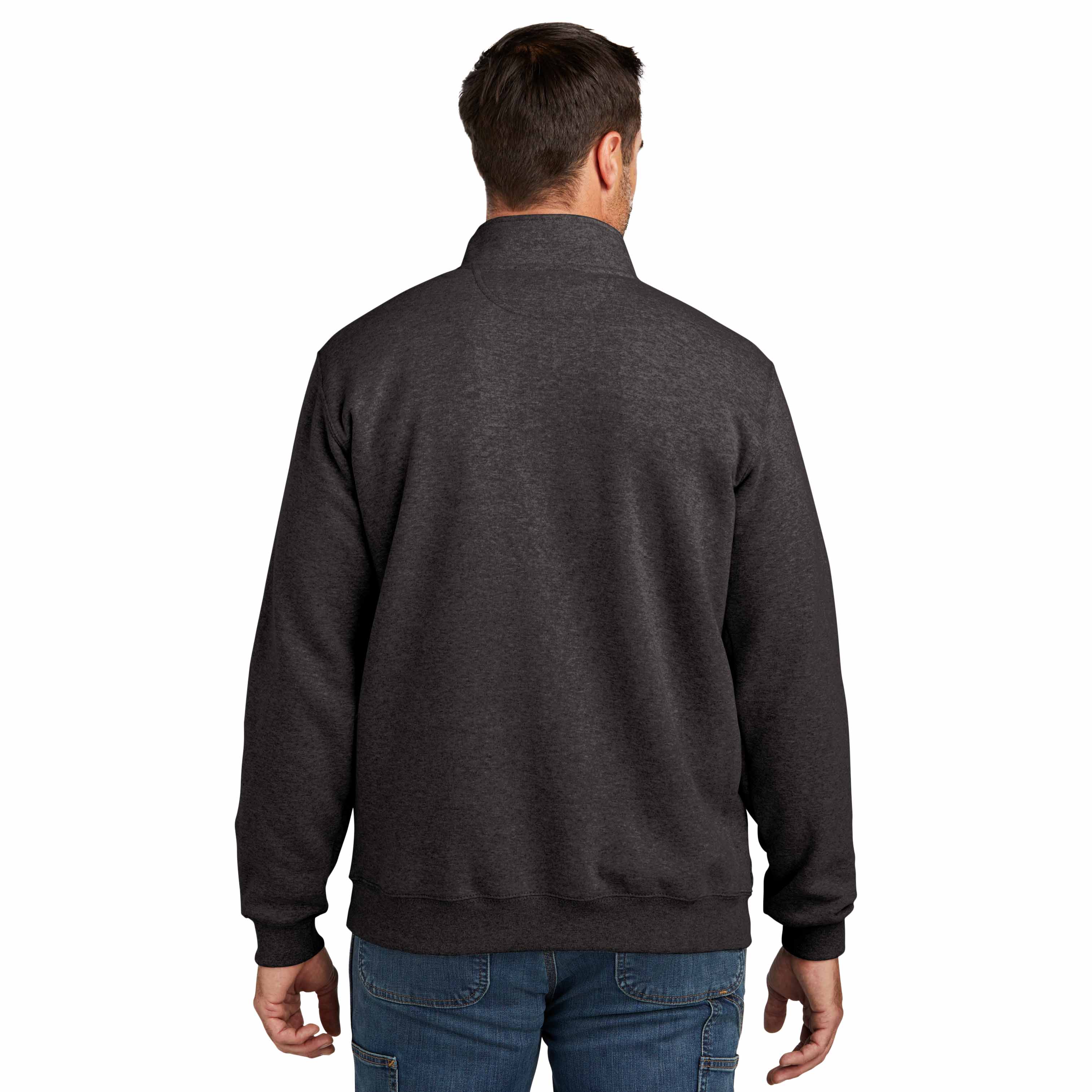 Carhartt Quarter Zip Sweatshirt – Carbon Heather – M Markovitz Limited