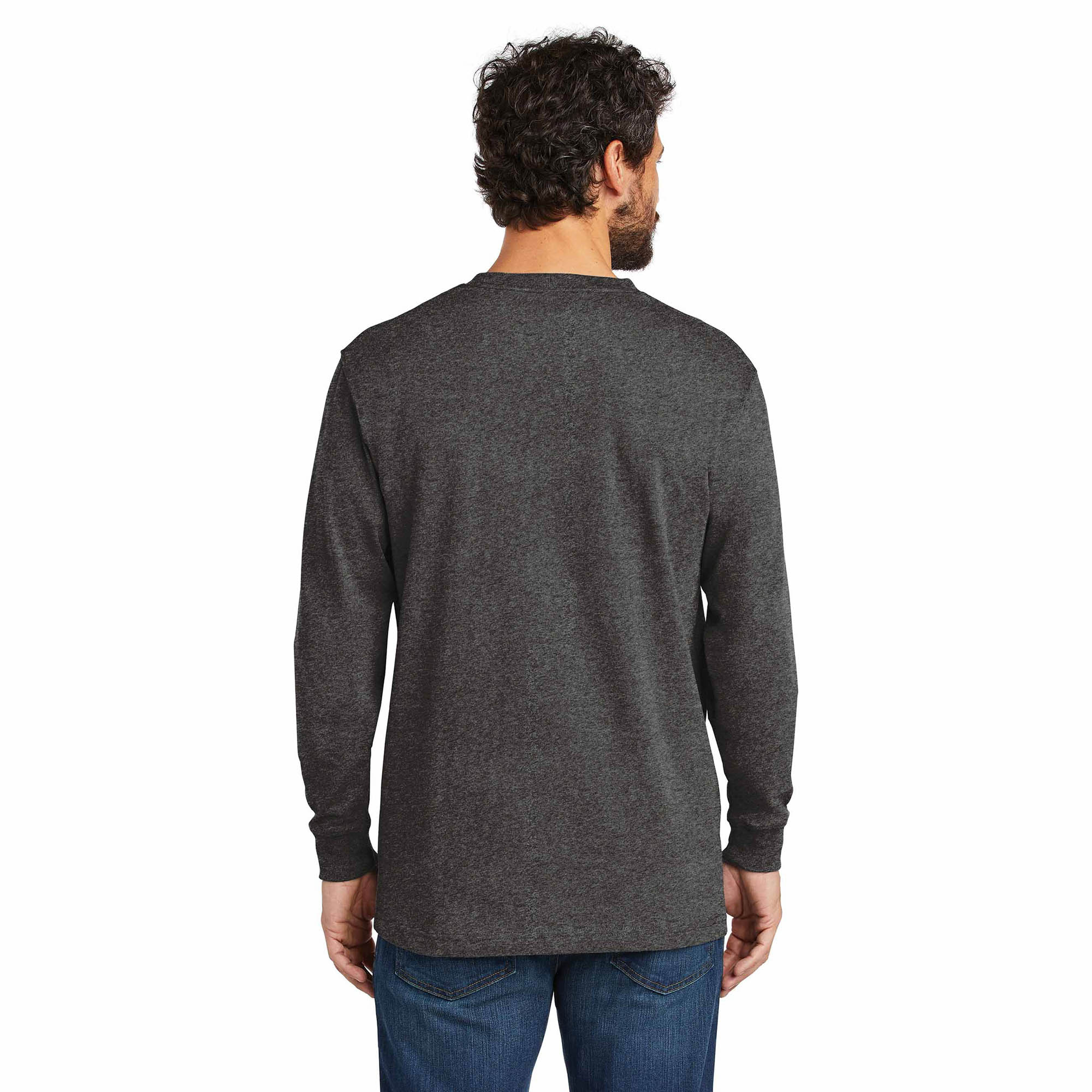 Men's Carhartt Workwear Pocket Long-Sleeve T-Shirt K126-CRH Charcoal