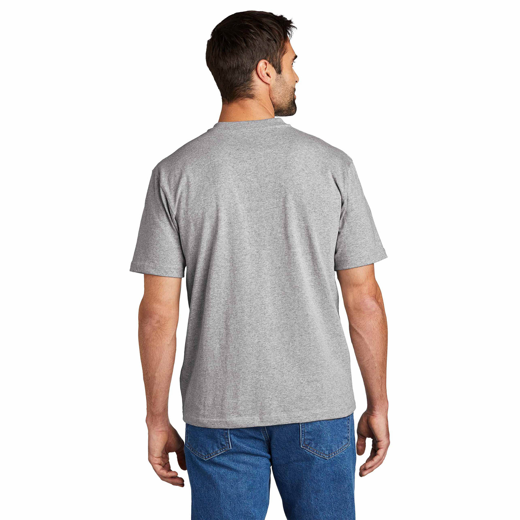 Carhartt Short Sleeve Henley Collar Work T-shirt, #K84HGY