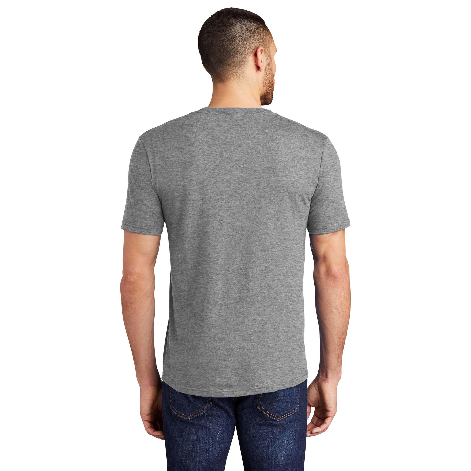 District DM130 Perfect Tri Crew Tee - Grey Frost | Full Source