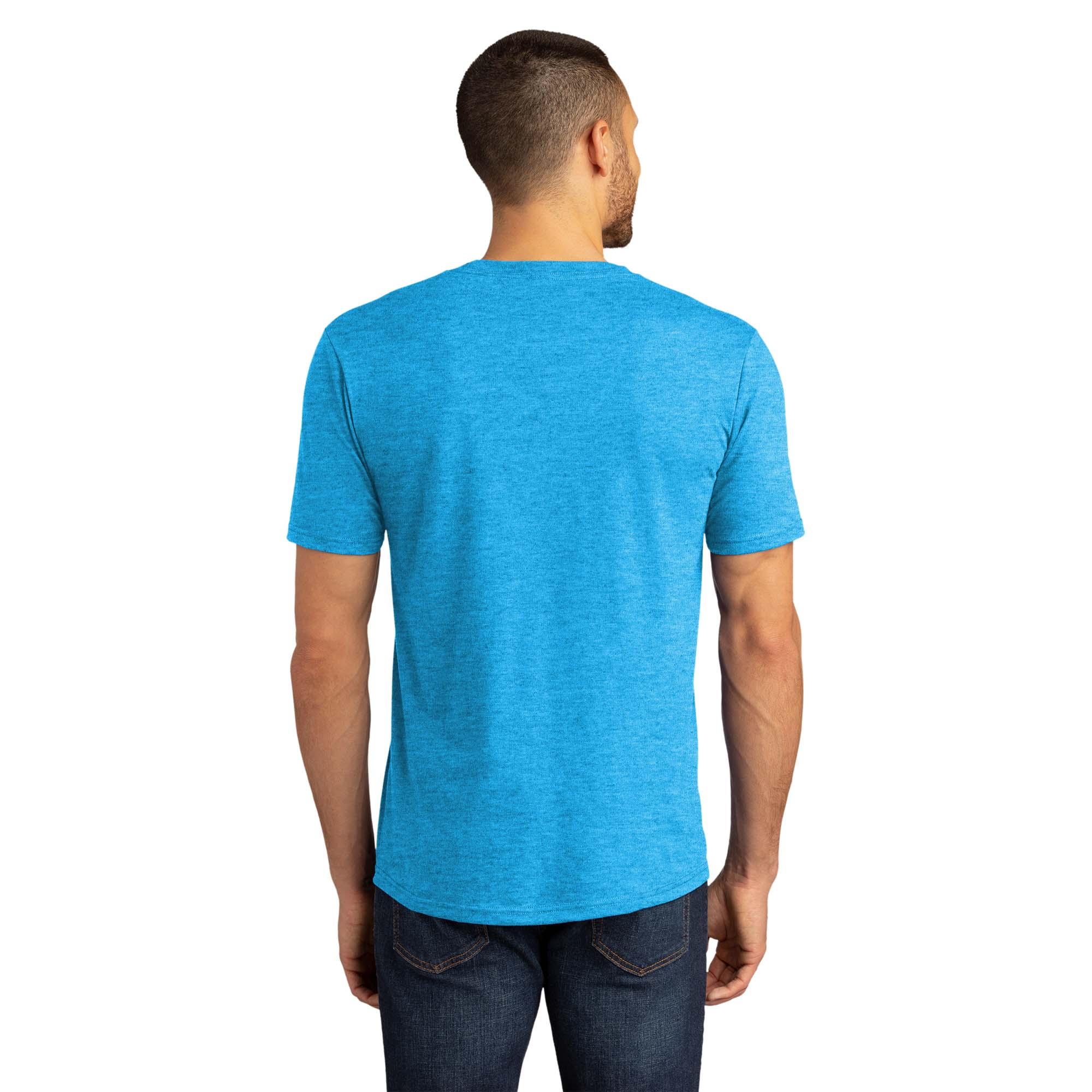 District DM130DTG Perfect Tri DTG Tee - Turquoise Frost | Full Source