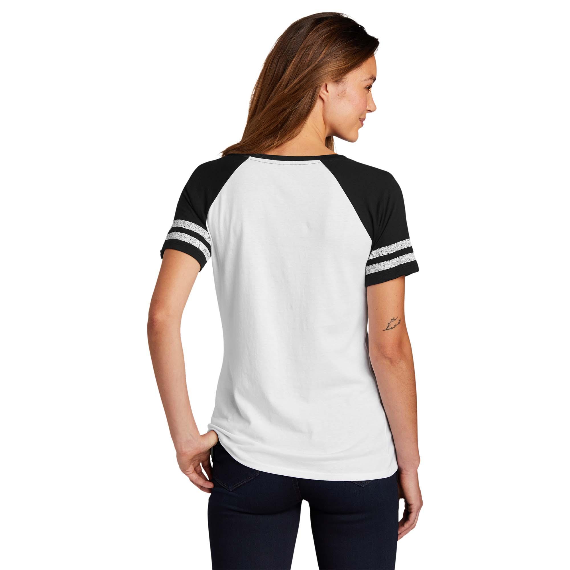 District DM476 Women's Game V-Neck Tee 