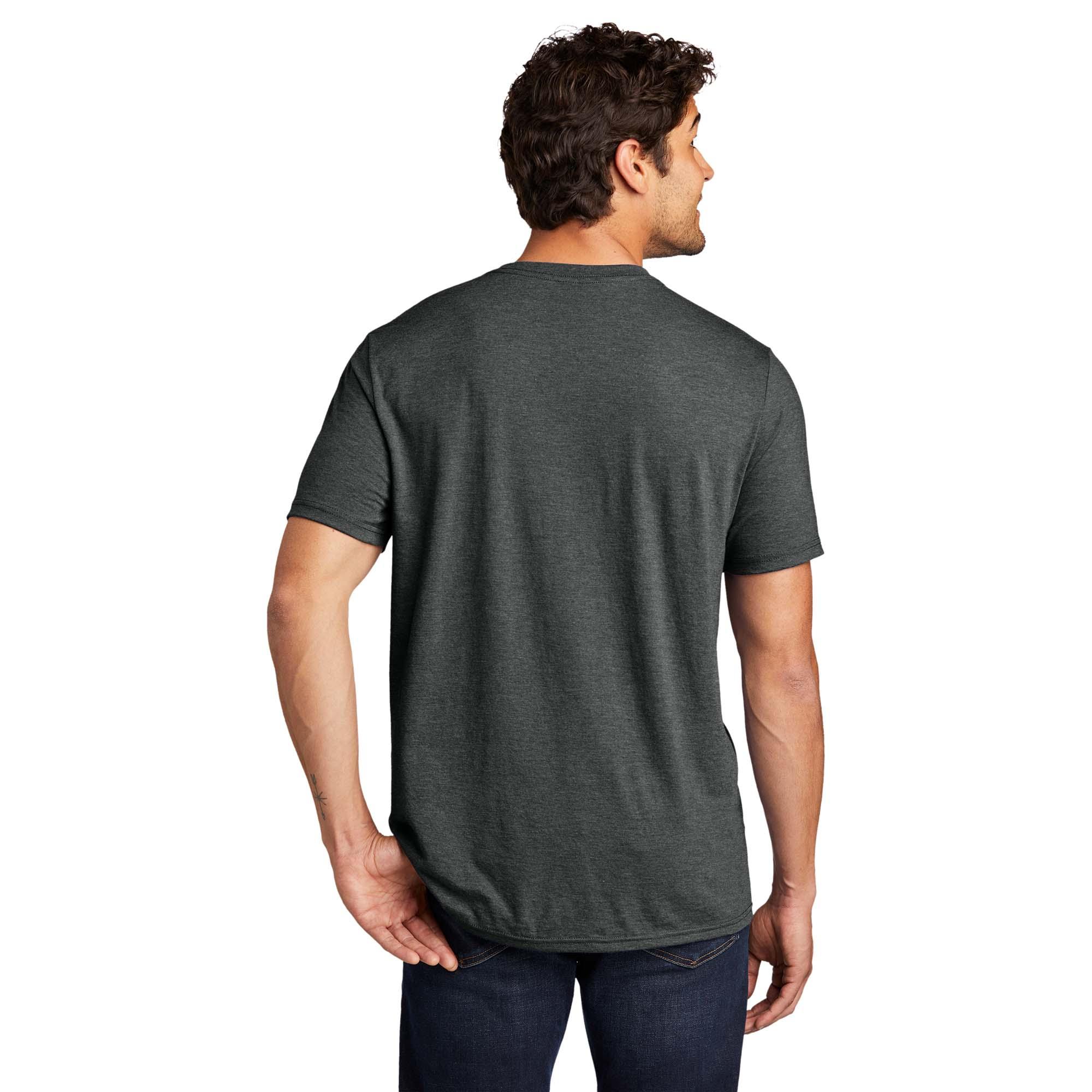 District DT1350 Perfect Tri V-Neck Tee - Black Frost | Full Source