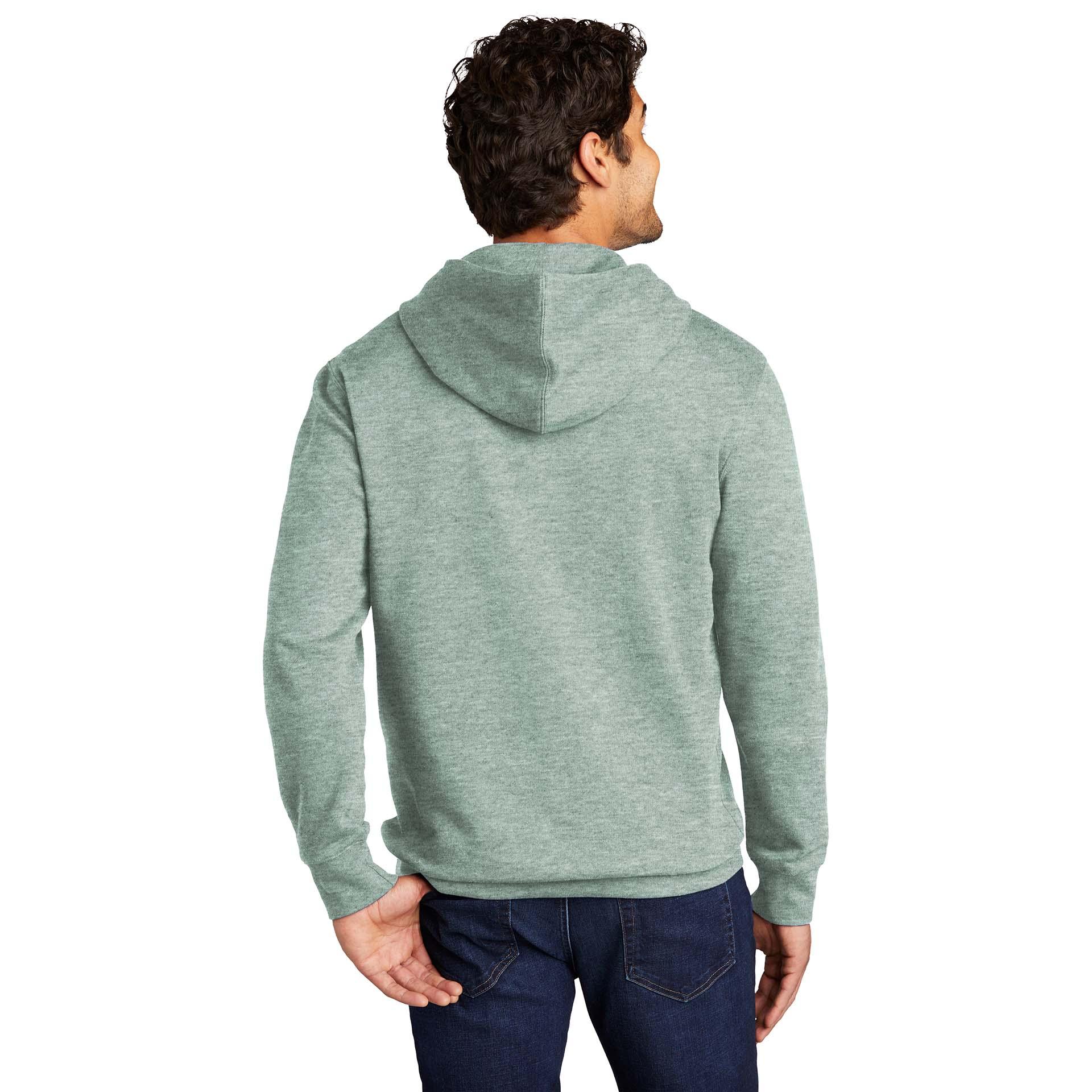 District DT6100 V.I.T. Fleece Pullover Hoodie - Heathered Dusty Sage ...