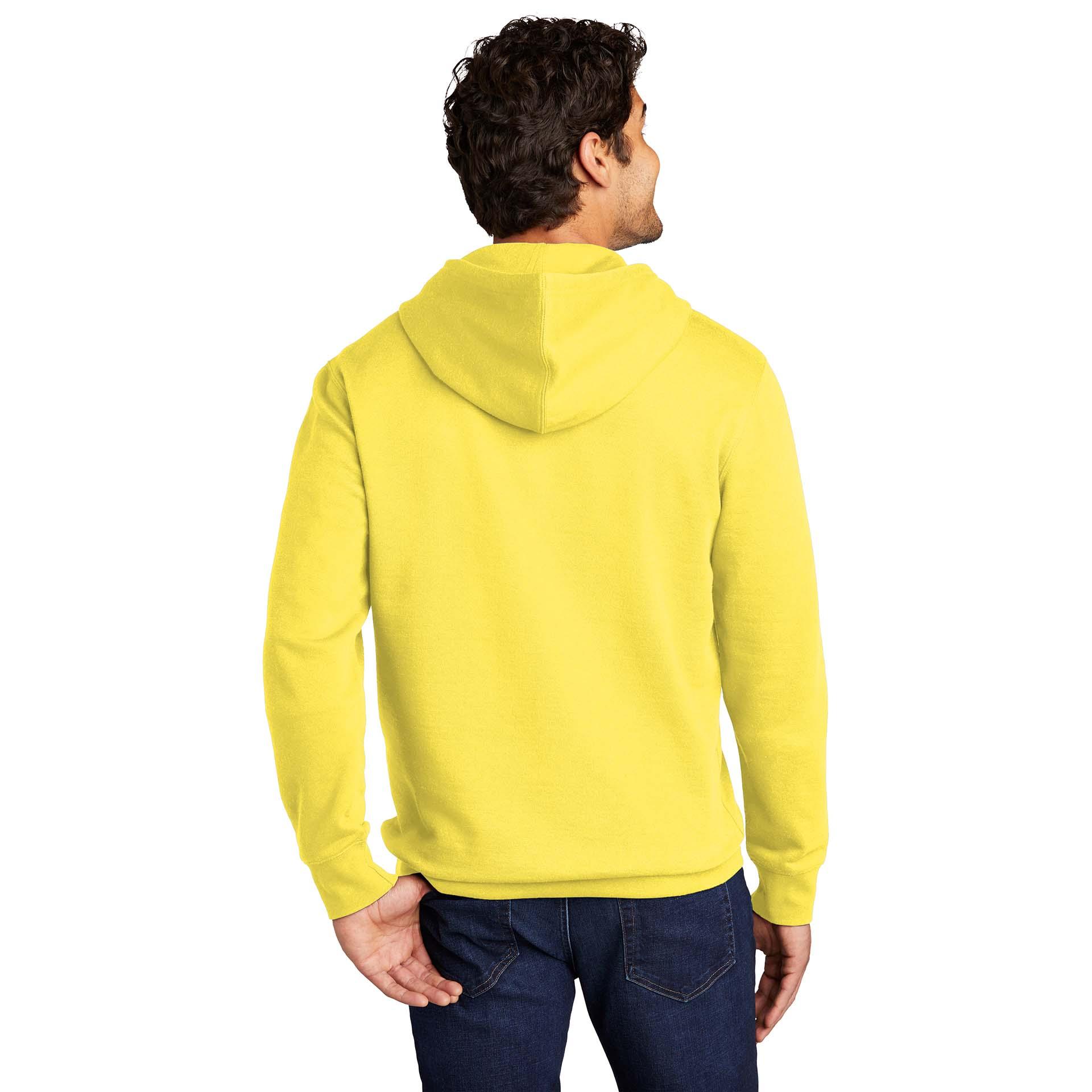 District DT6100 V.I.T. Fleece Pullover Hoodie - Light Yellow | Full Source