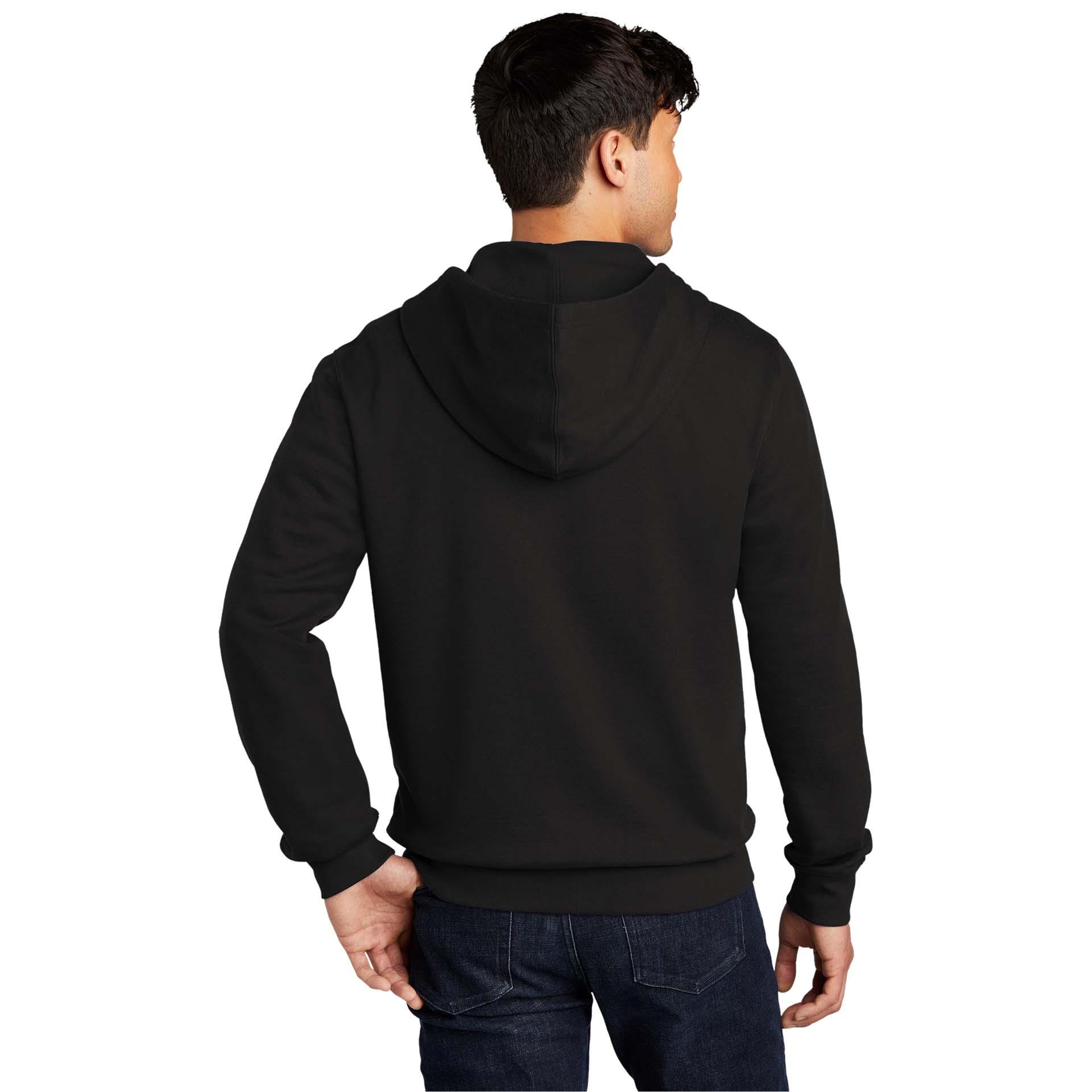 District DT6102 V.I.T. Fleece Full-Zip Hoodie - Black | Full Source