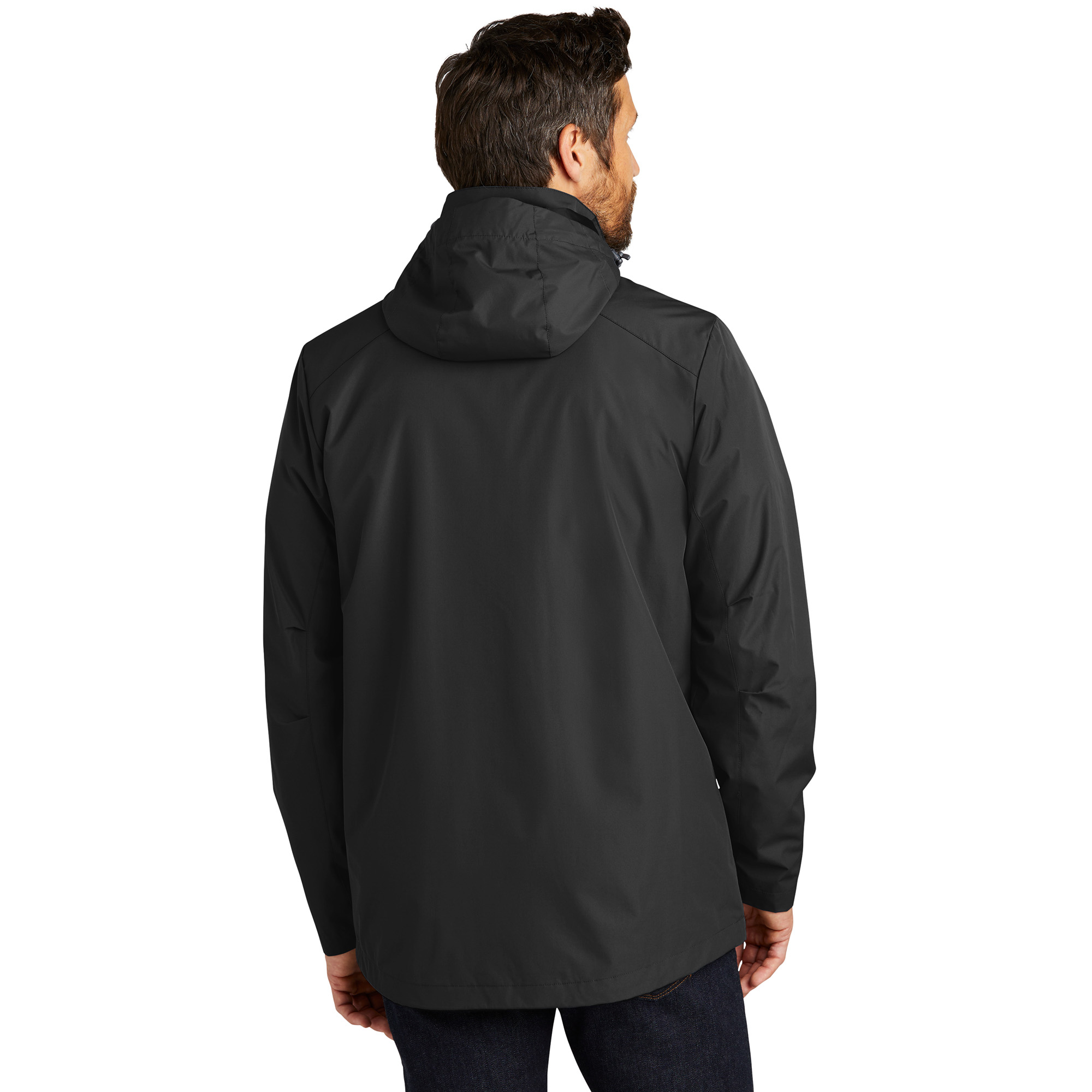 Port Authority J123 All-Weather 3-in-1 Jacket - Black | Full