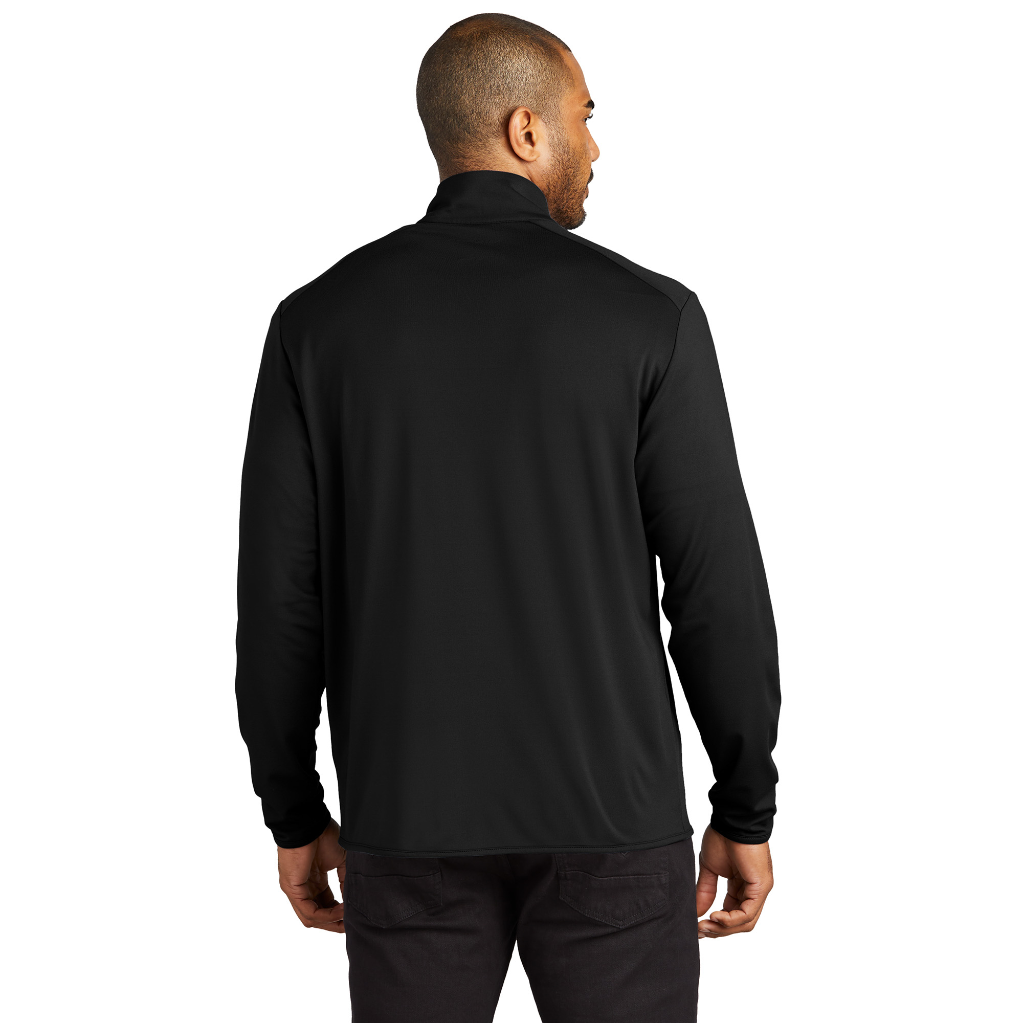 Port Authority K595 Accord Stretch Fleece Full-Zip - Black | Full Source