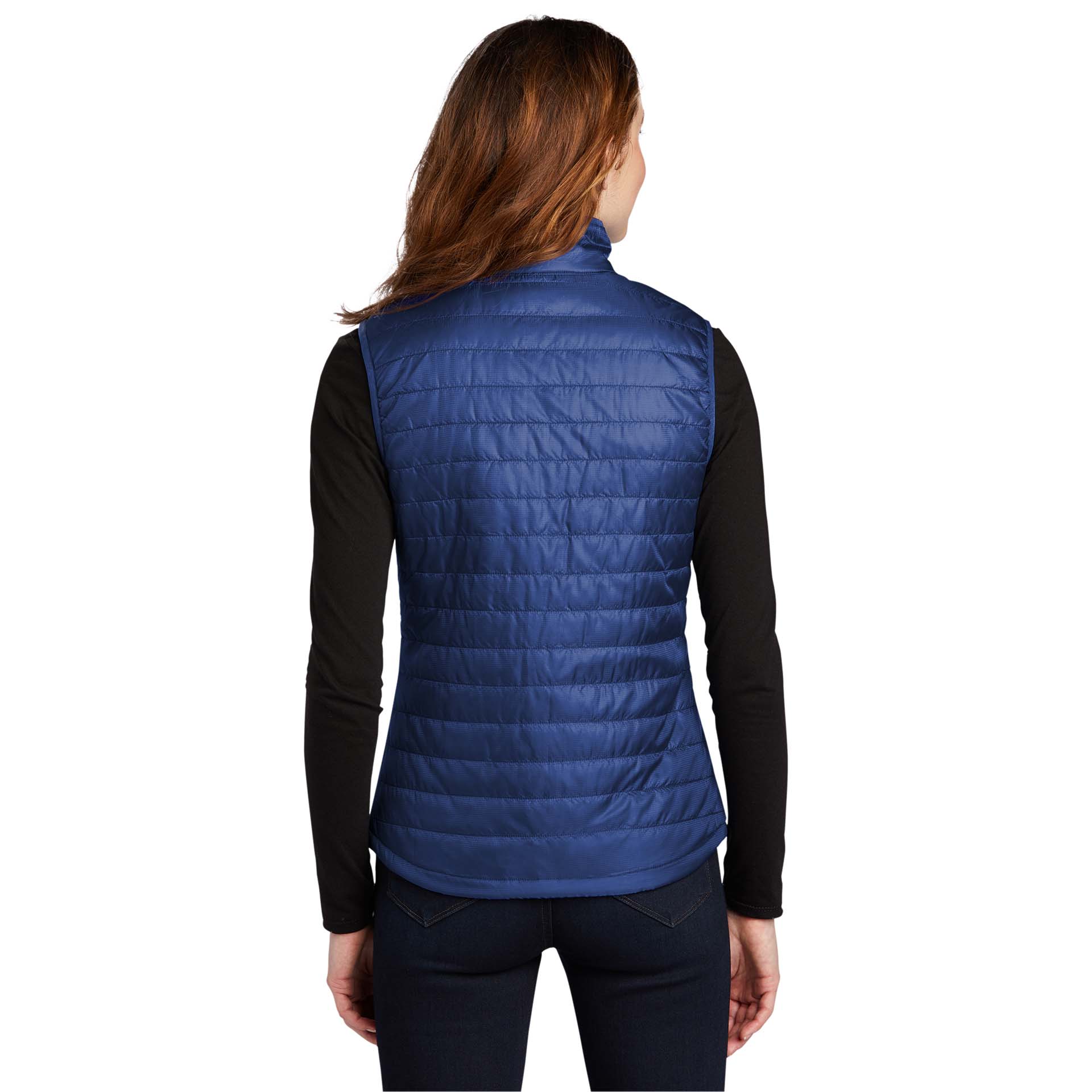 Port Authority L851 Ladies Packable Puffy Vest Cobalt Blue Full Source