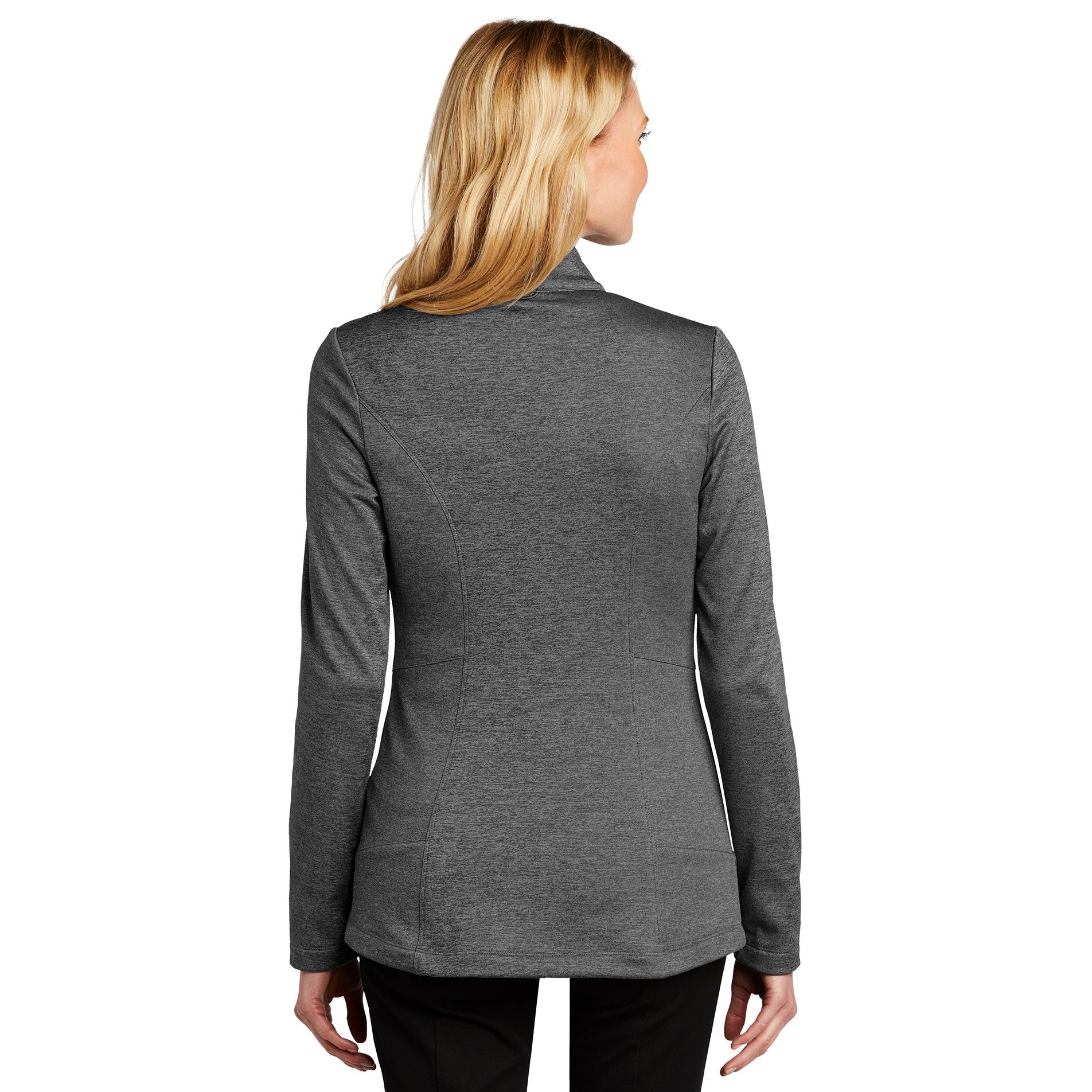 Port Authority L905 Ladies Cozy Fleece Jacket - Sterling Grey Heather ...