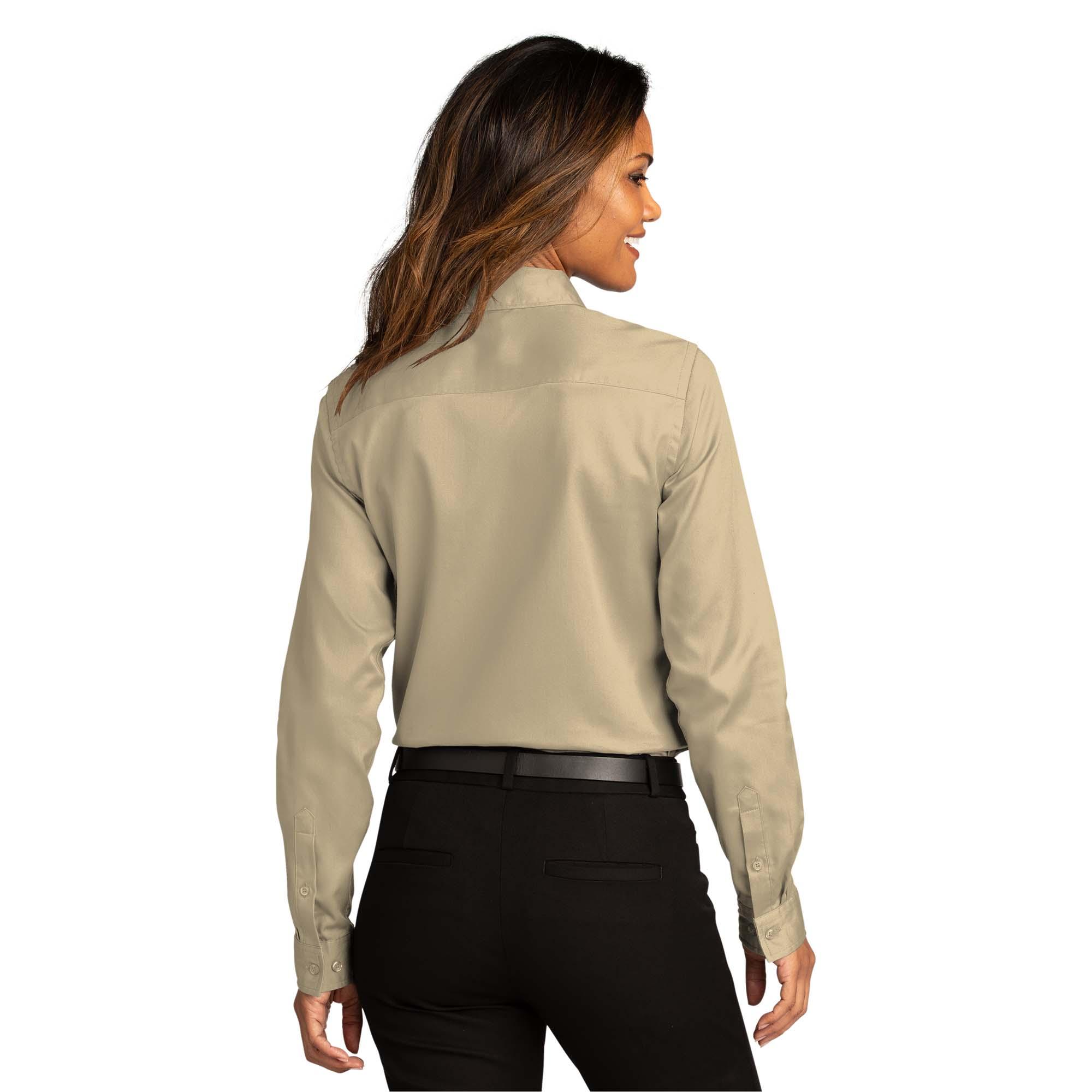 Port Authority LW808 Ladies Long Sleeve SuperPro React Twill Shirt 