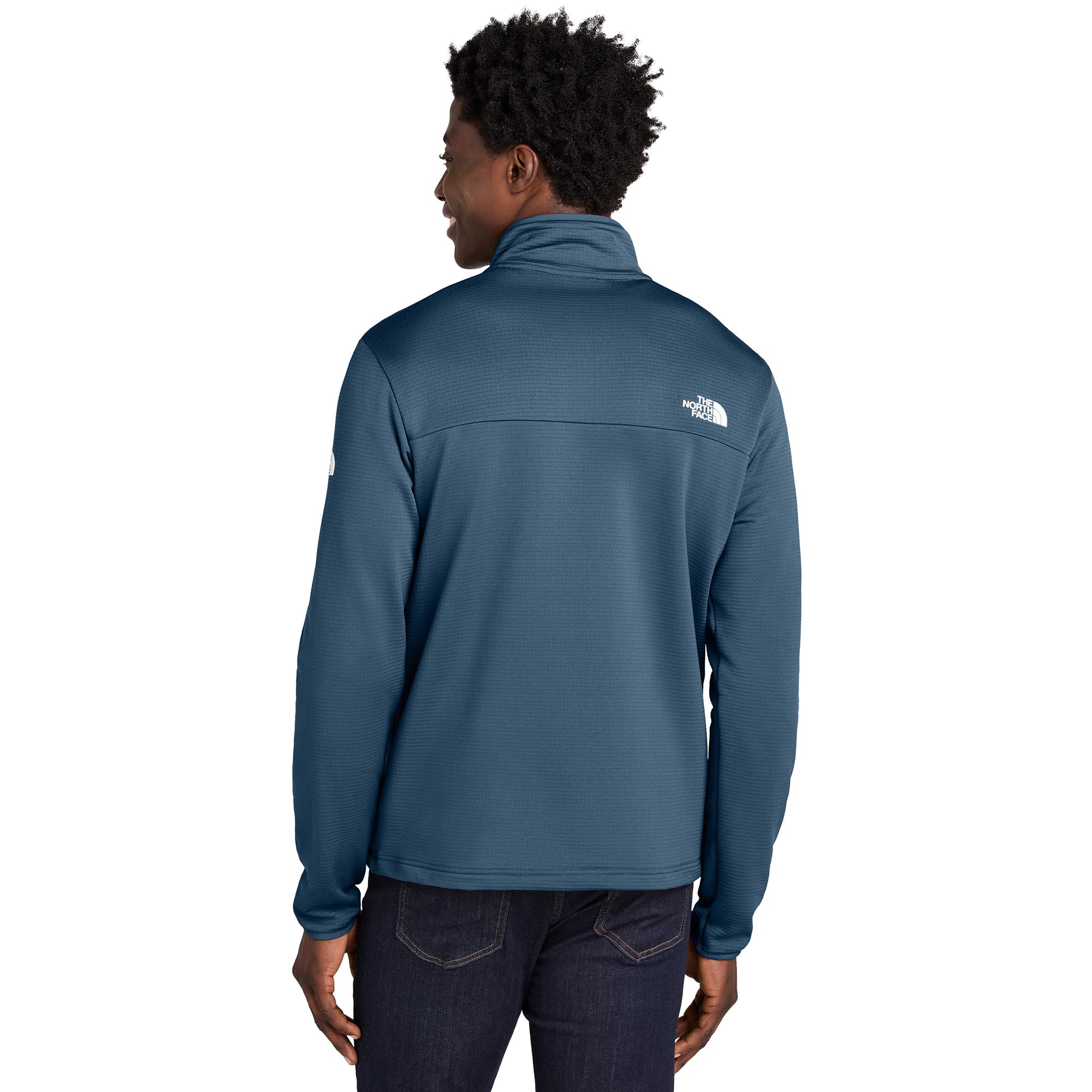 The North Face NF0A8ENJ Aim 1/4-Zip Fleece - Shady Blue | Full Source