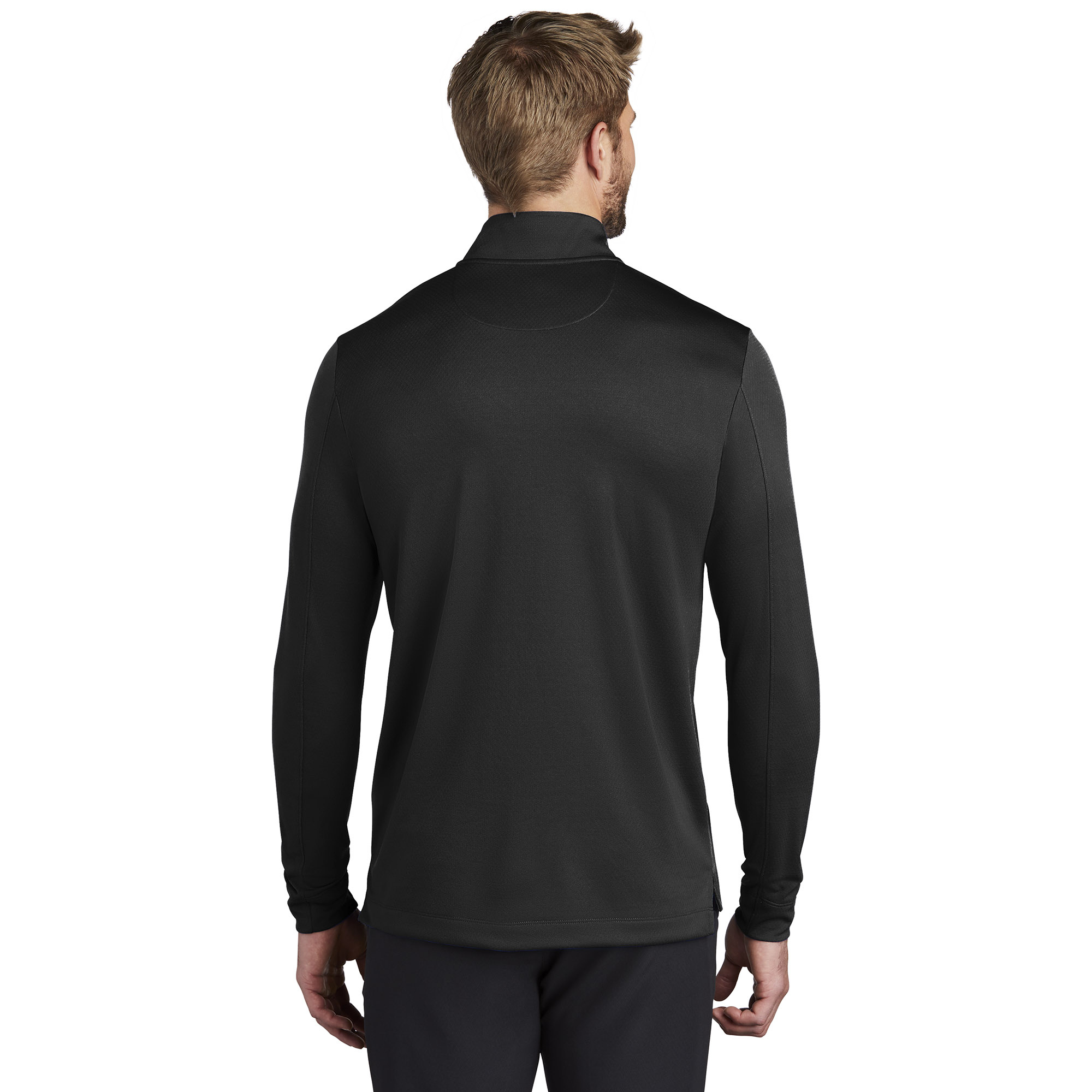 Nike NKBV6044 Dry 1/2-Zip Cover-Up - Black | Full Source