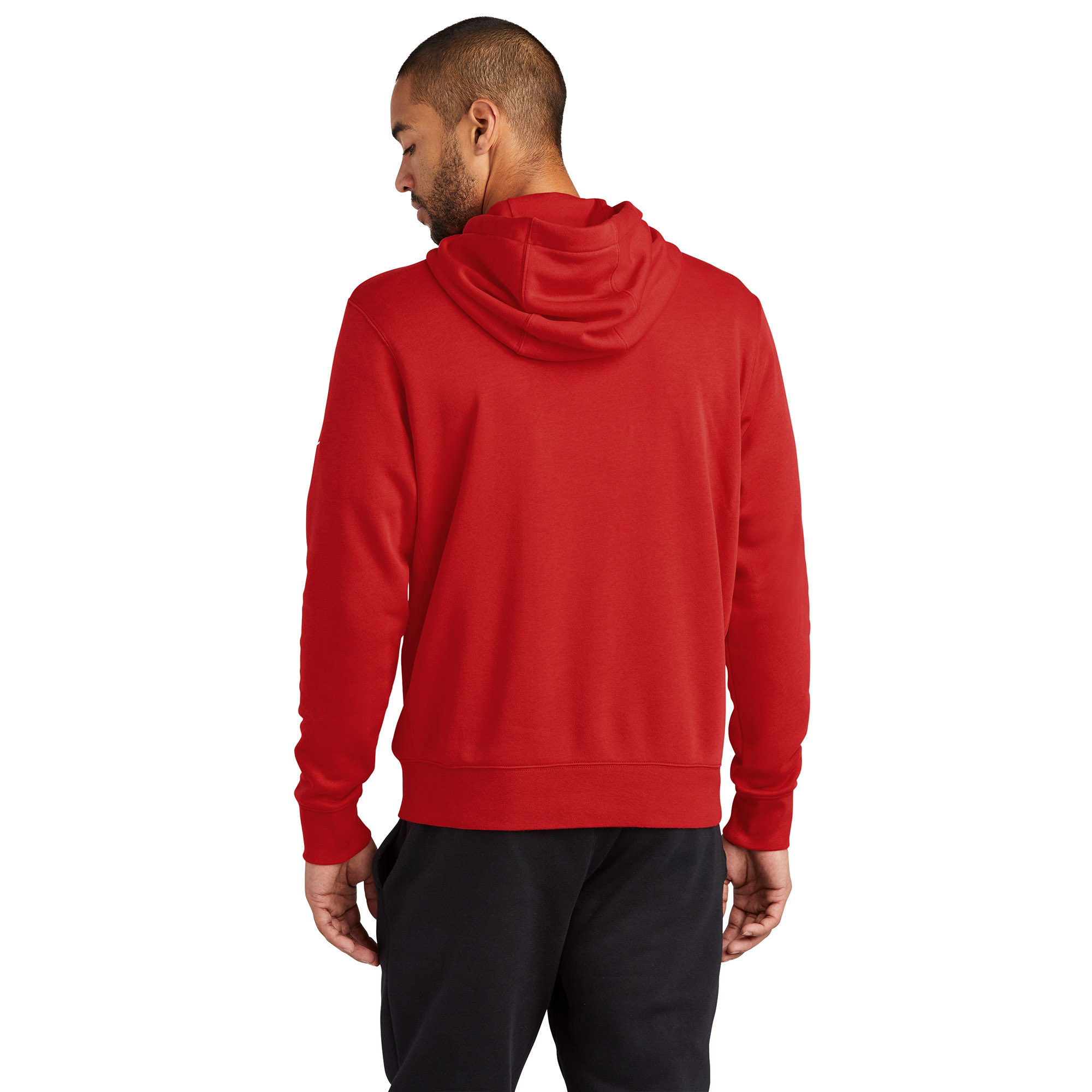 Nike NKDR1513 Club Fleece Sleeve Swoosh Full-Zip Hoodie - University ...