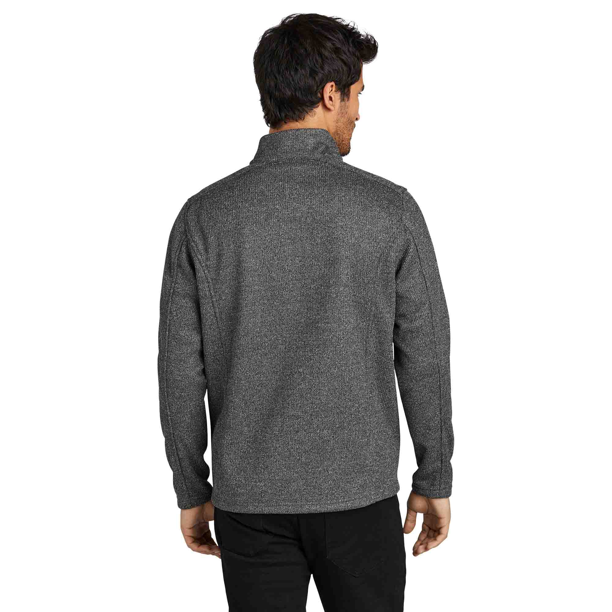 OGIO OG729 Grit Fleece 1/2-Zip - Diesel Grey Heather | Full Source